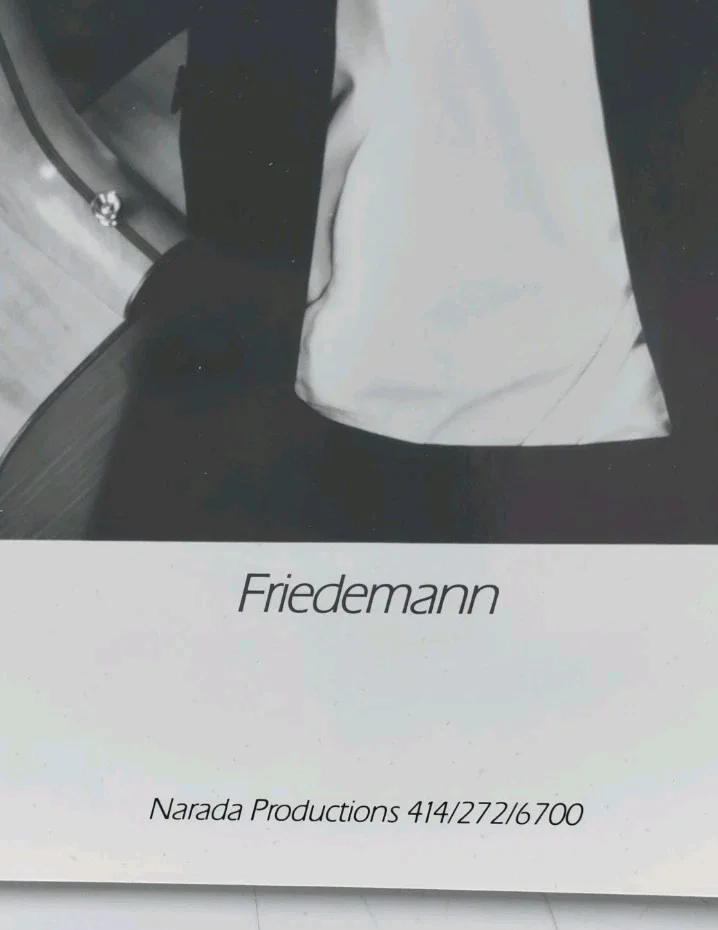 FRIEDEMANN WITECKA Narada Productions Signed Autographed 8 x 10 Promo Photo, изображение 3