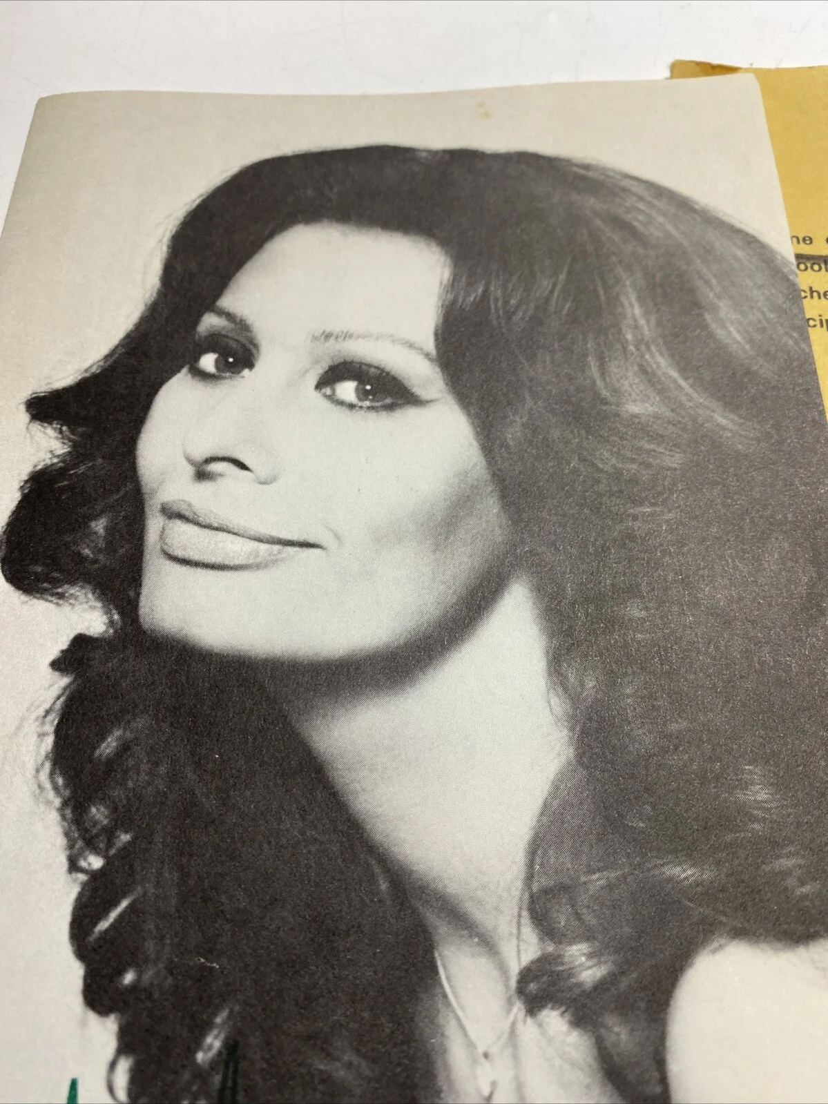 NA — Vintage Sophia Loren Signed Fragrance Brochure, изображение 3