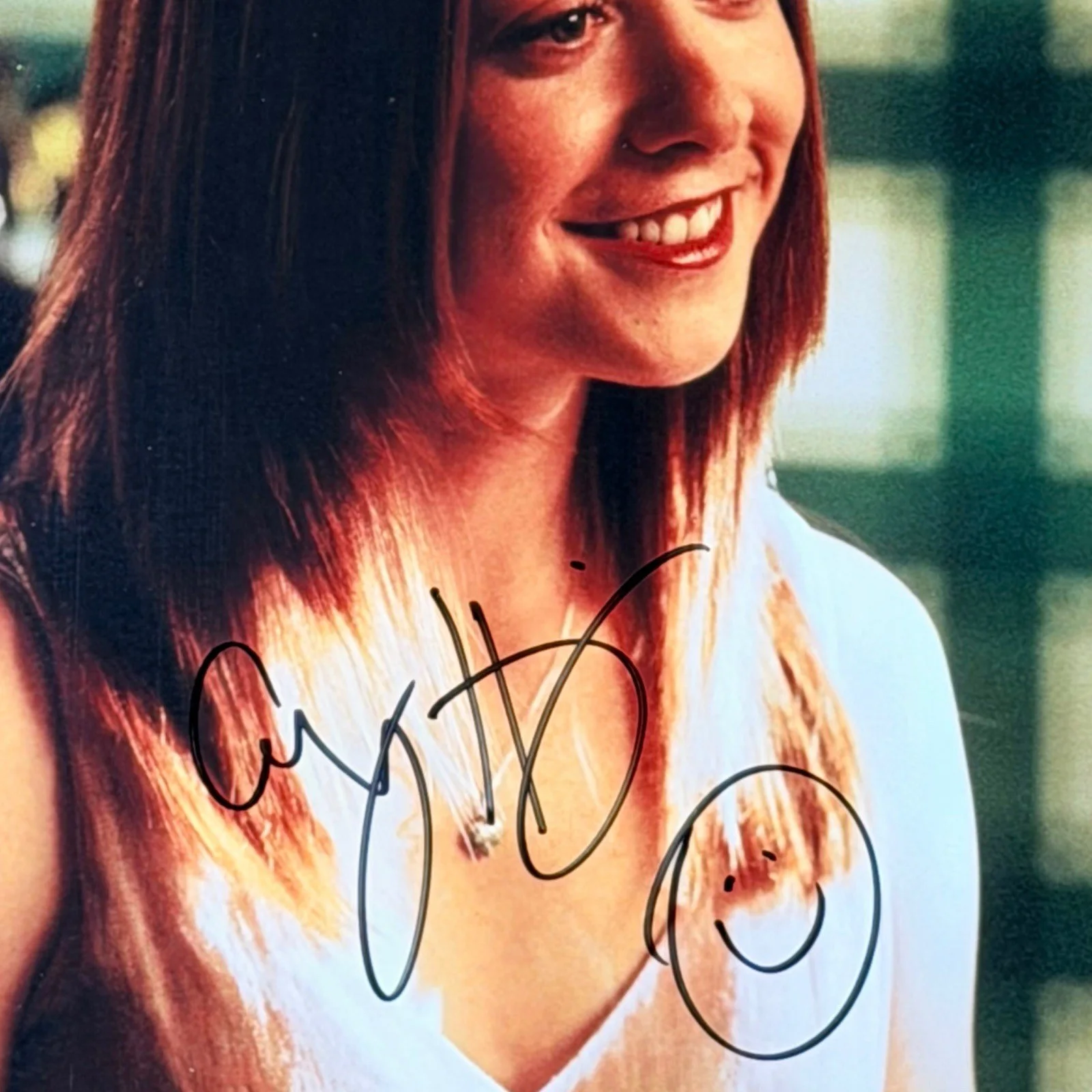 Alyson Hannigan — Alyson Hannigan Autographed 8x10 Original Photo Ed Bedrick COA, изображение 3