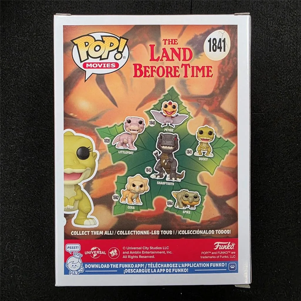 Aria Noelle Curzon — Aria Noelle Curzon signed "Ducky" Funko Pop 1841 Land Before Time autograph JSA, image 3