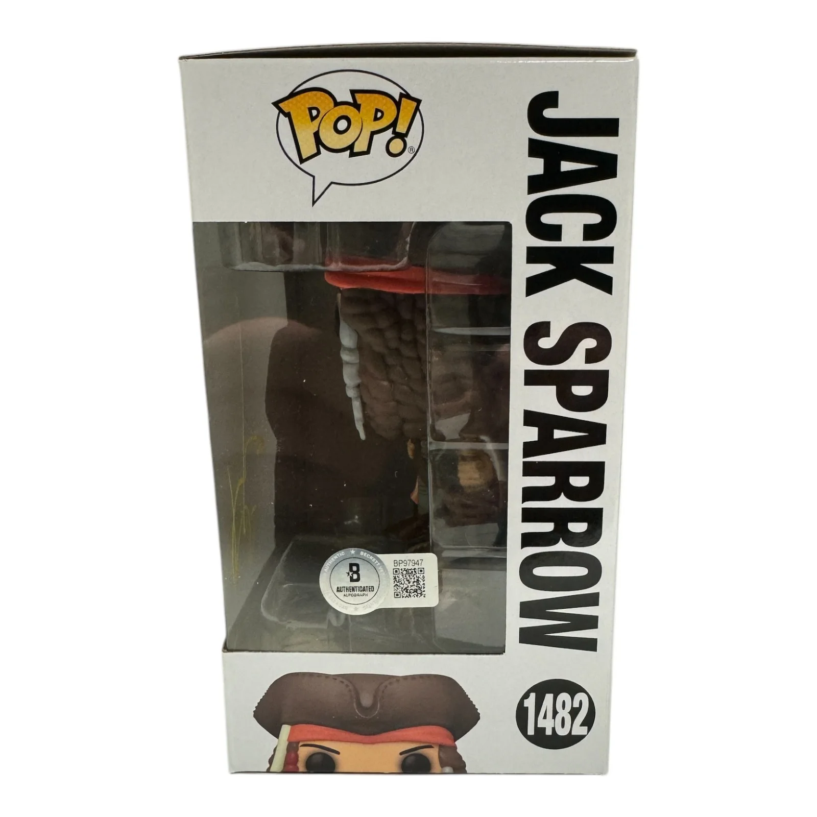 JOHNNY DEPP — JOHNNY DEPP SIGNED AUTOGRAPH PIRATES OF THE CARIBBEAN FUNKO POP 48 BECKETT BAS, изображение 2