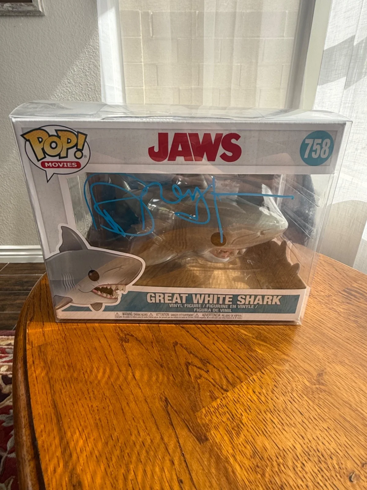 Richard Dreyfuss — Richard Dreyfuss "Hooper" Autographed Signed Jaws Shark Funko Pop BECKETT COA, изображение 4