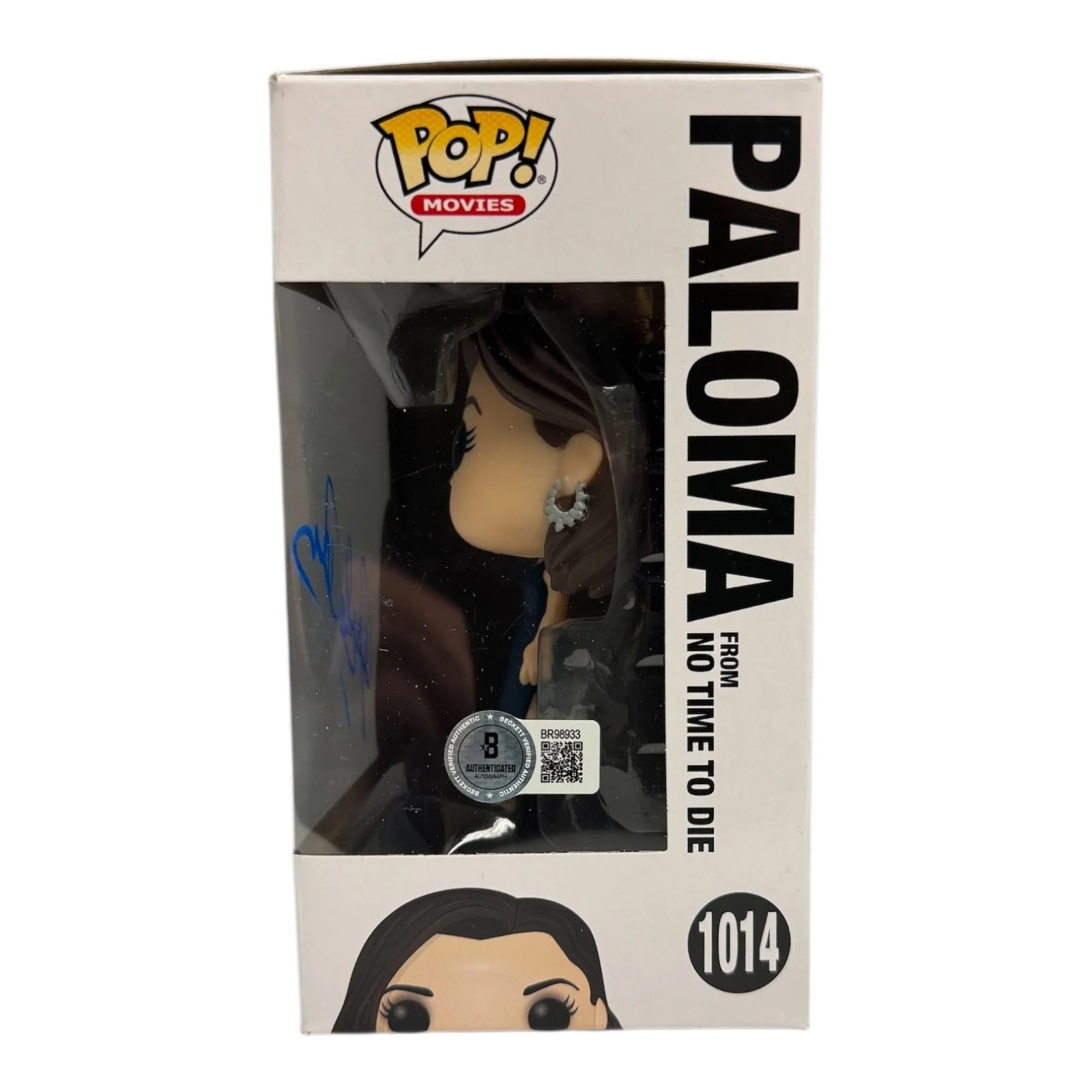 ANA DE ARMAS — ANA DE ARMAS SIGNED AUTOGRAPH JAMES BOND FUNKO POP 1014 BECKETT BAS COA 007, image 2