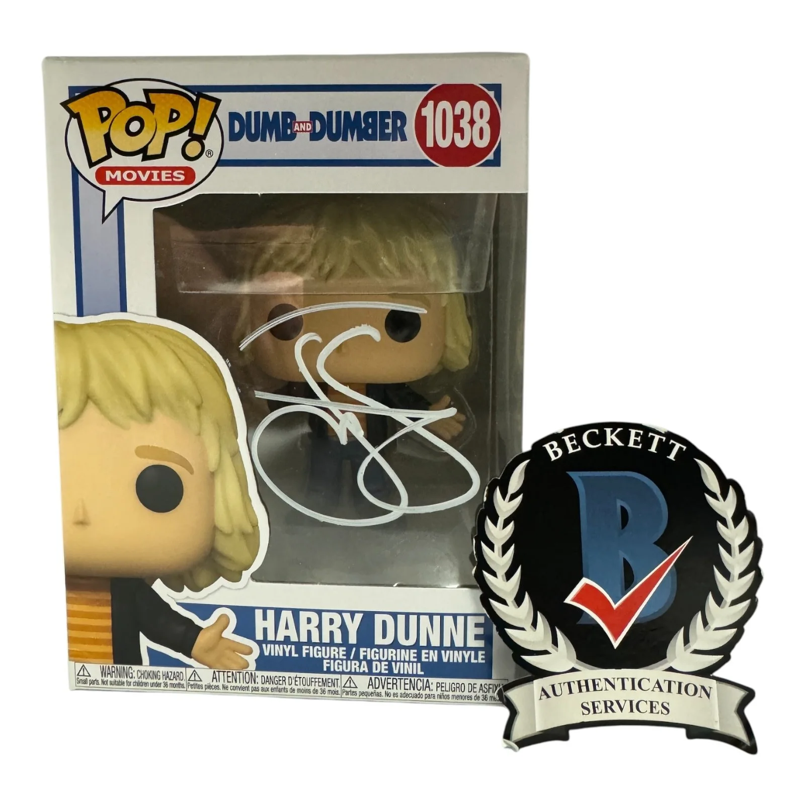 Jeff Daniels — Jeff Daniels Signed Autograph Dumb And Dumber 1038 Funko Pop Beckett BAS Harry