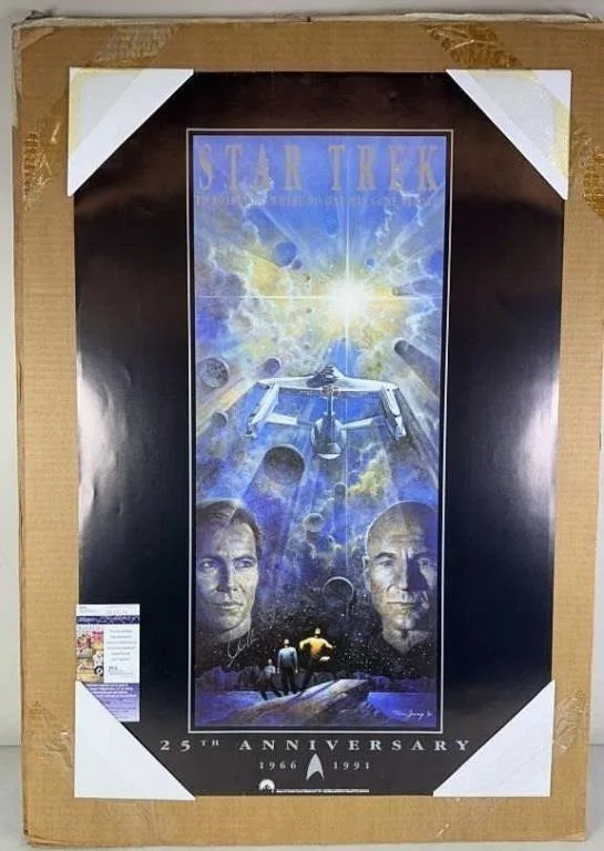 William Shatner — William Shatner Signed Star Trek 25th Anniversary Poster Lithographs w/JSA COA, изображение 4