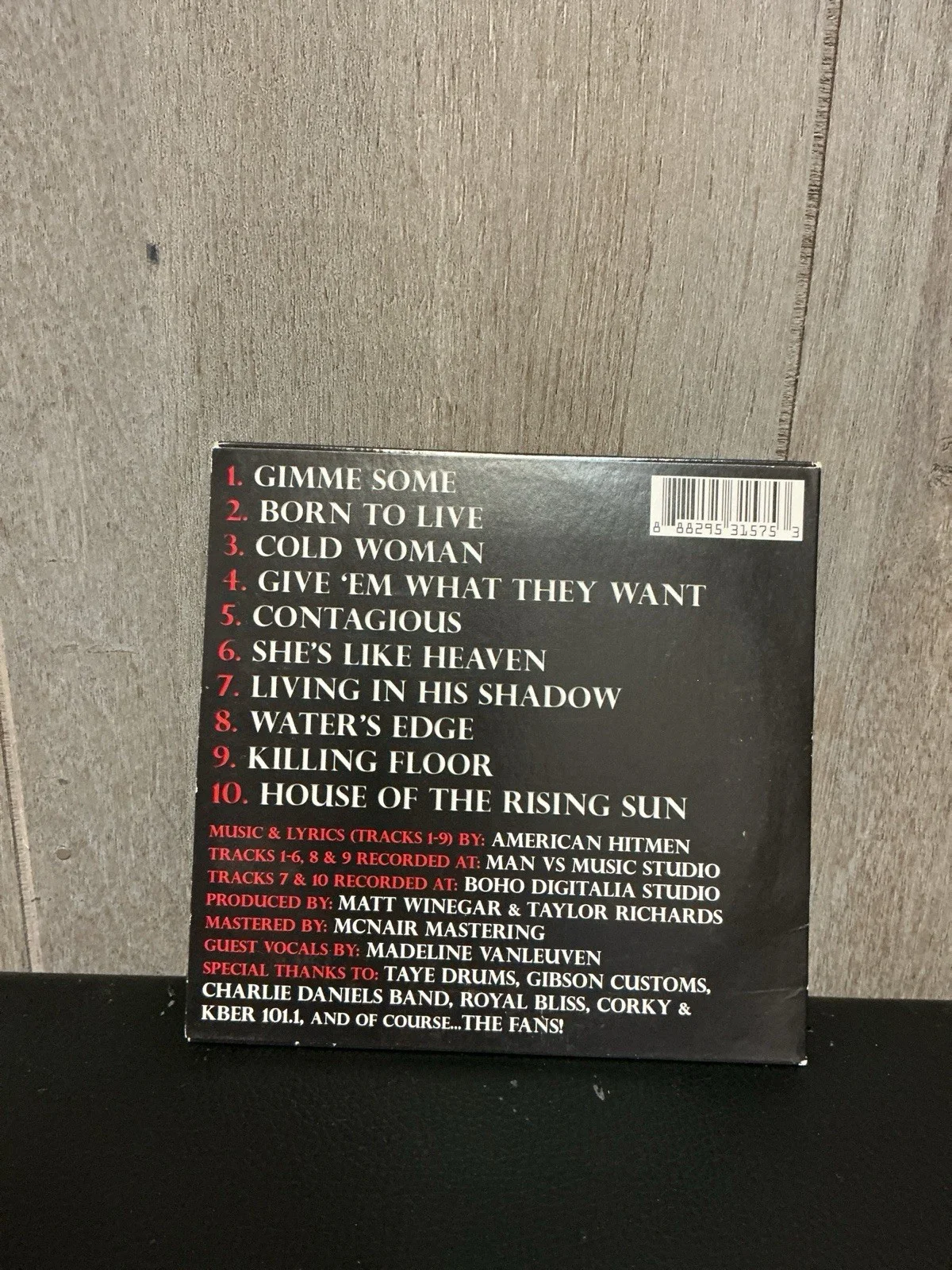 American Hitmen Signed Autographed Give ’Em What They Want CD 2015 Rock, изображение 3