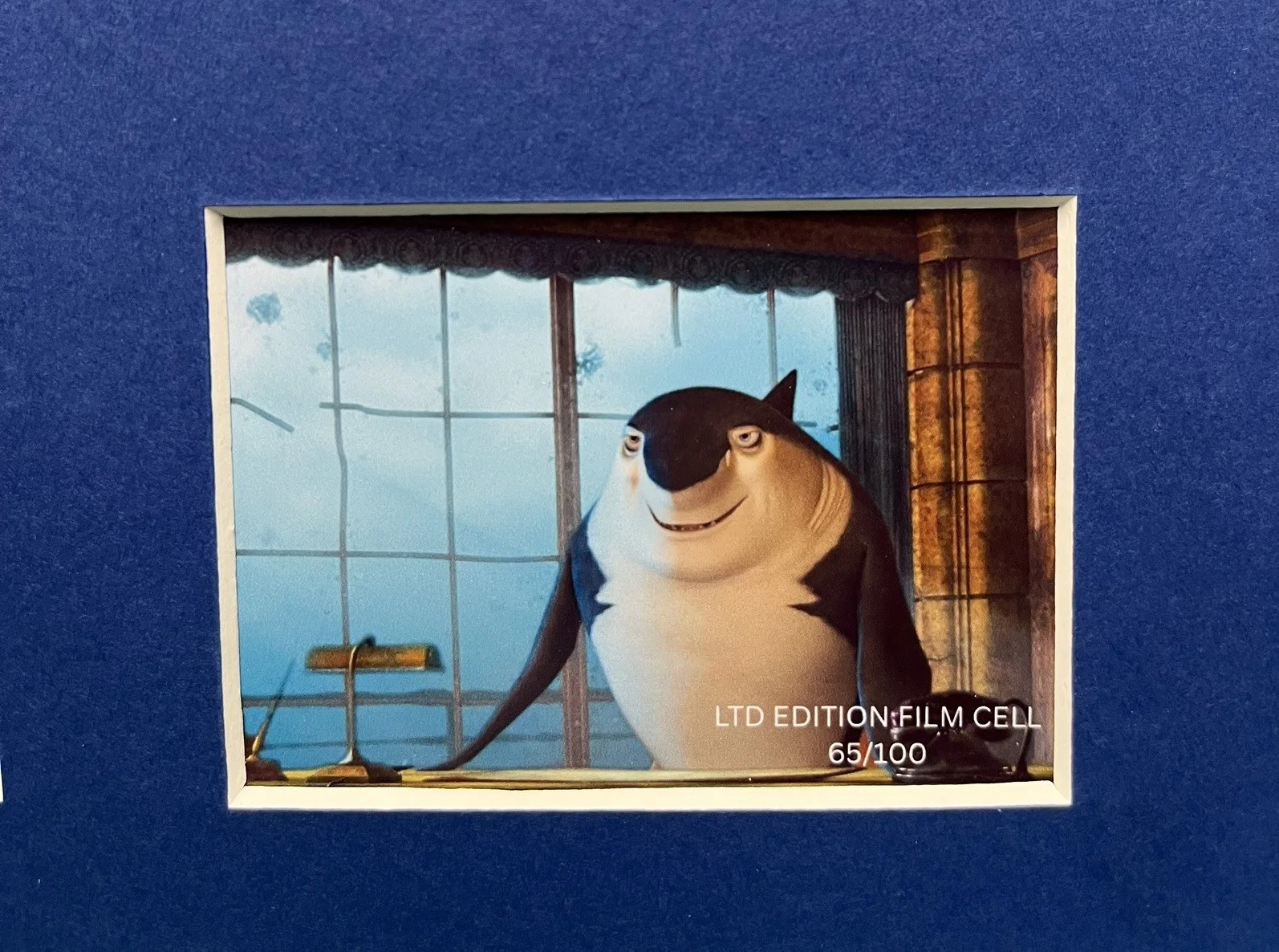 SHARK TALE. 35mm Film Cell Mounted Display, image 3