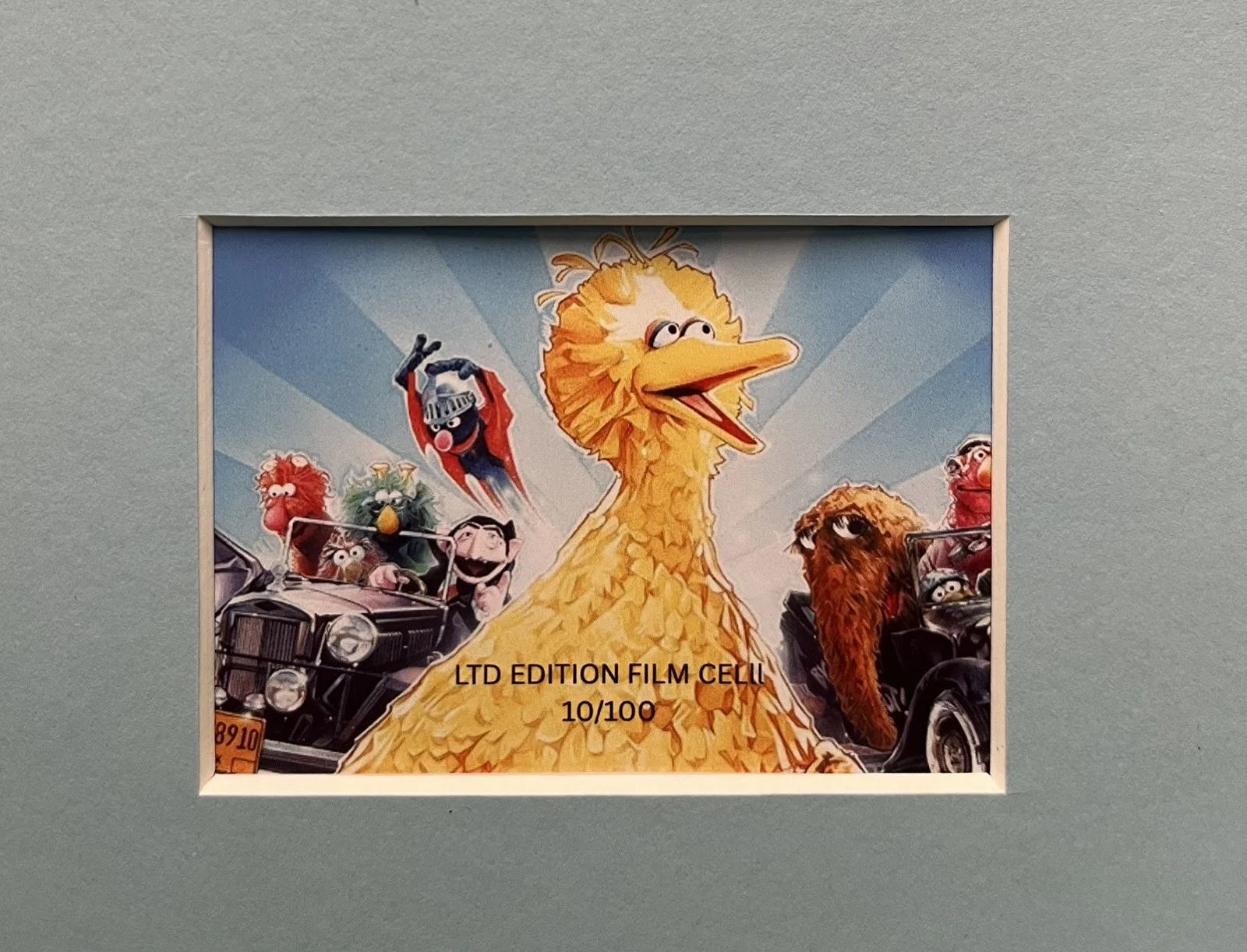 SESAME STREET. Follow that Bird. . 35mm Film Cell Mounted Display, image 4