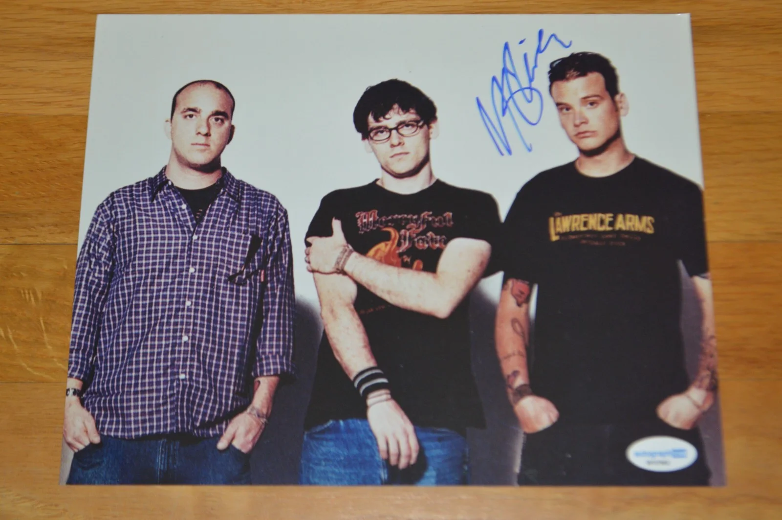 Alkaline Trio ~ Matt Skiba Autographed 8x10 Color Photo with AUTOGRAPH COA, изображение 2