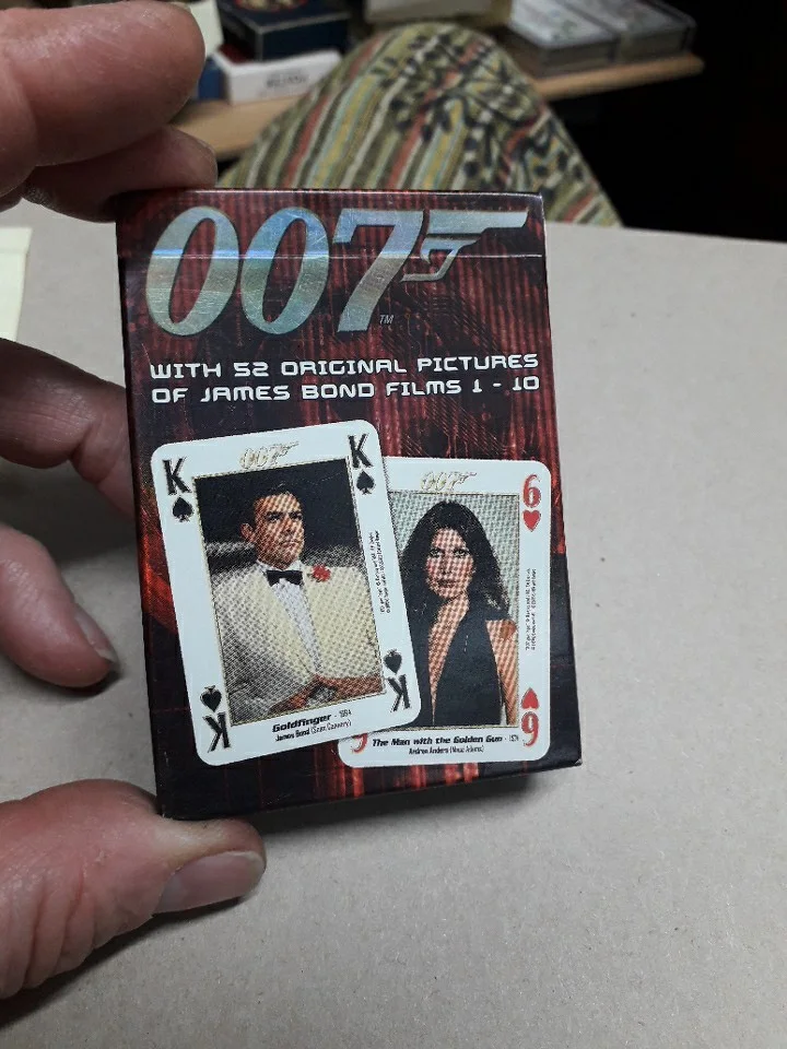 James Bond 007 Movie Playing Cards Carta Mundi Films 1-10, изображение 2
