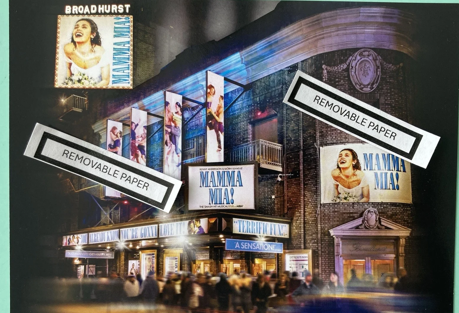 Judy McLane Felicia Finley Lauren Cohn — Mamma Mia! Signed Postcard Judy McLane Felicia Finley Lauren Cohn 4X6 Broadway, изображение 4