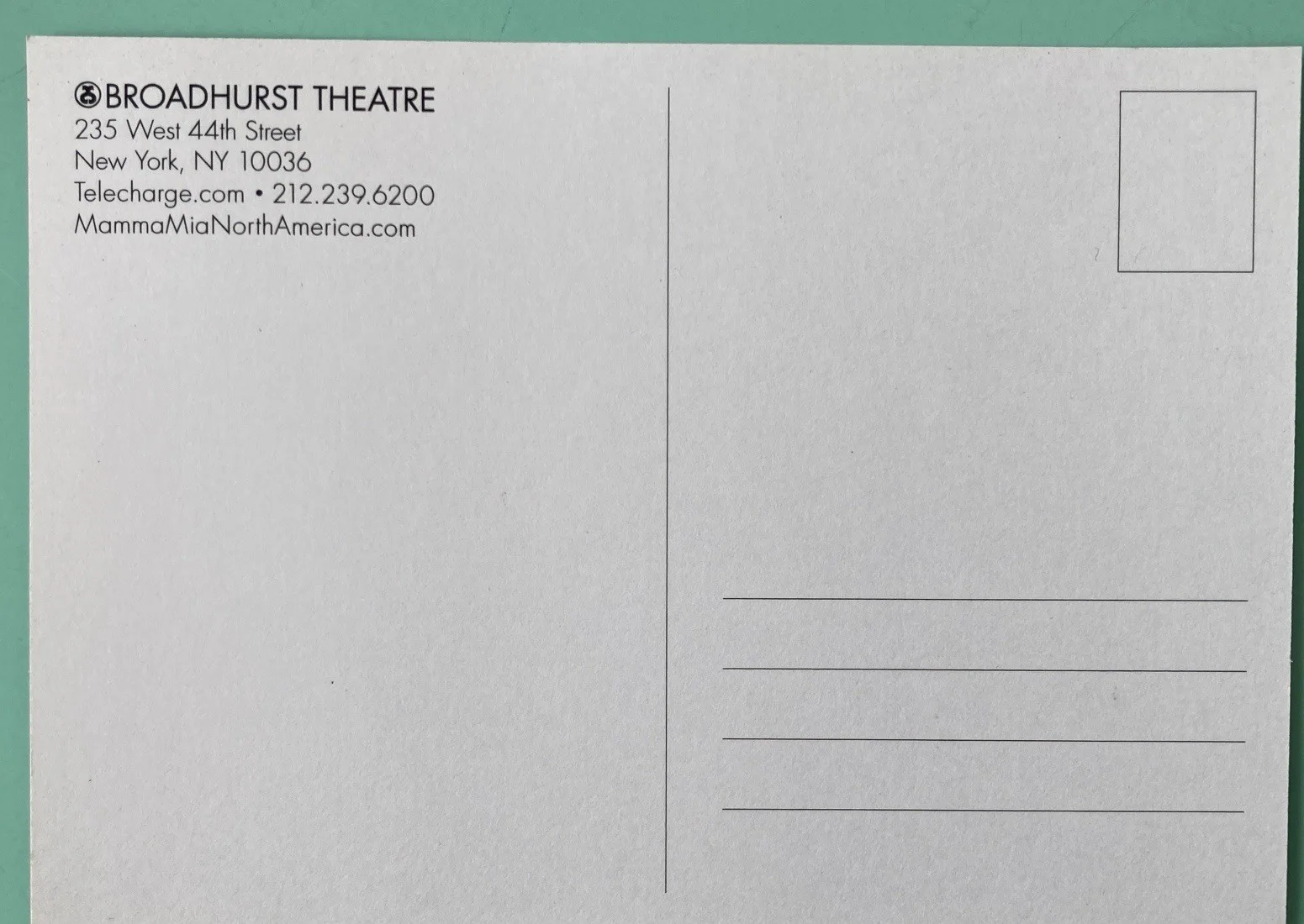 Judy McLane Felicia Finley Lauren Cohn — Mamma Mia! Signed Postcard Judy McLane Felicia Finley Lauren Cohn 4X6 Broadway, изображение 5