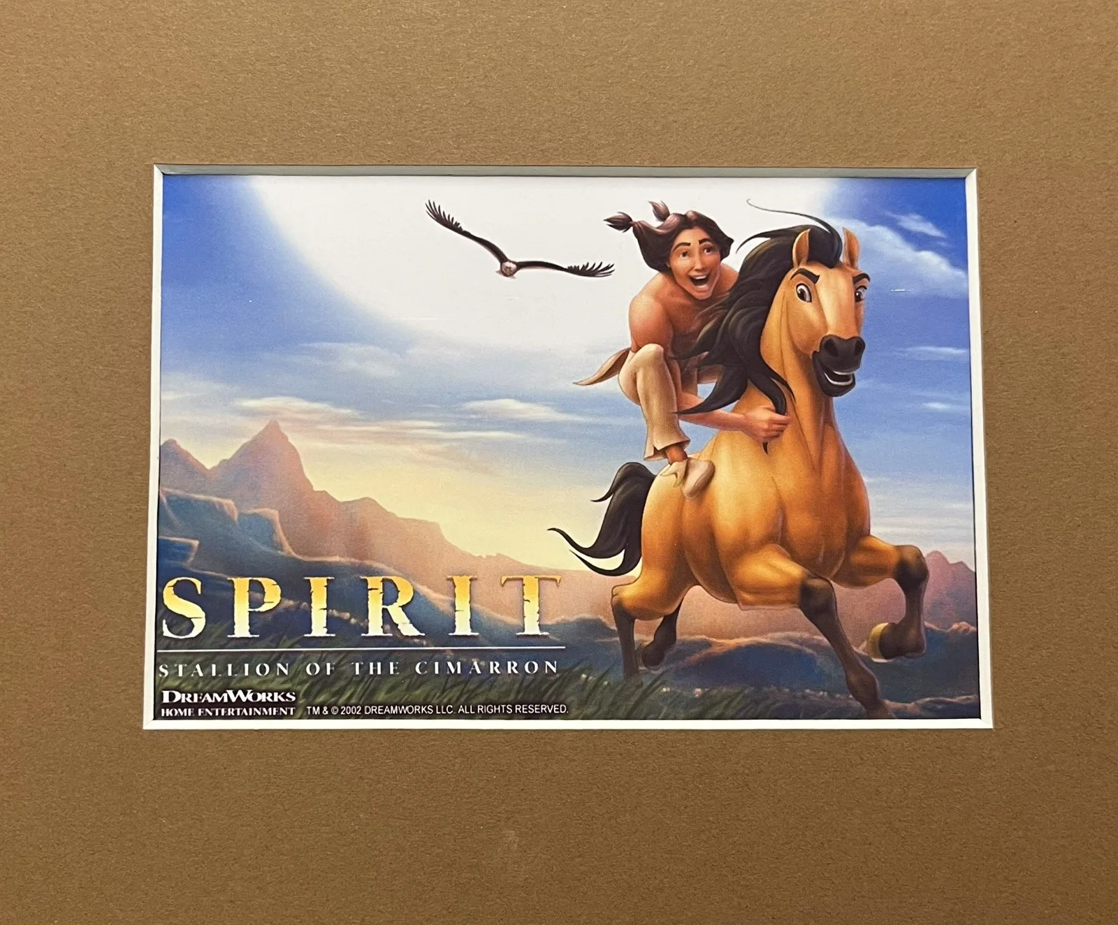 SPIRIT. The Stallion of Cimarron. 35mm Film Cell Mounted Display, image 3