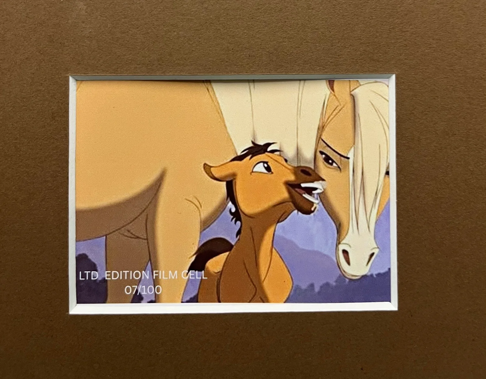 SPIRIT. The Stallion of Cimarron. 35mm Film Cell Mounted Display, image 4