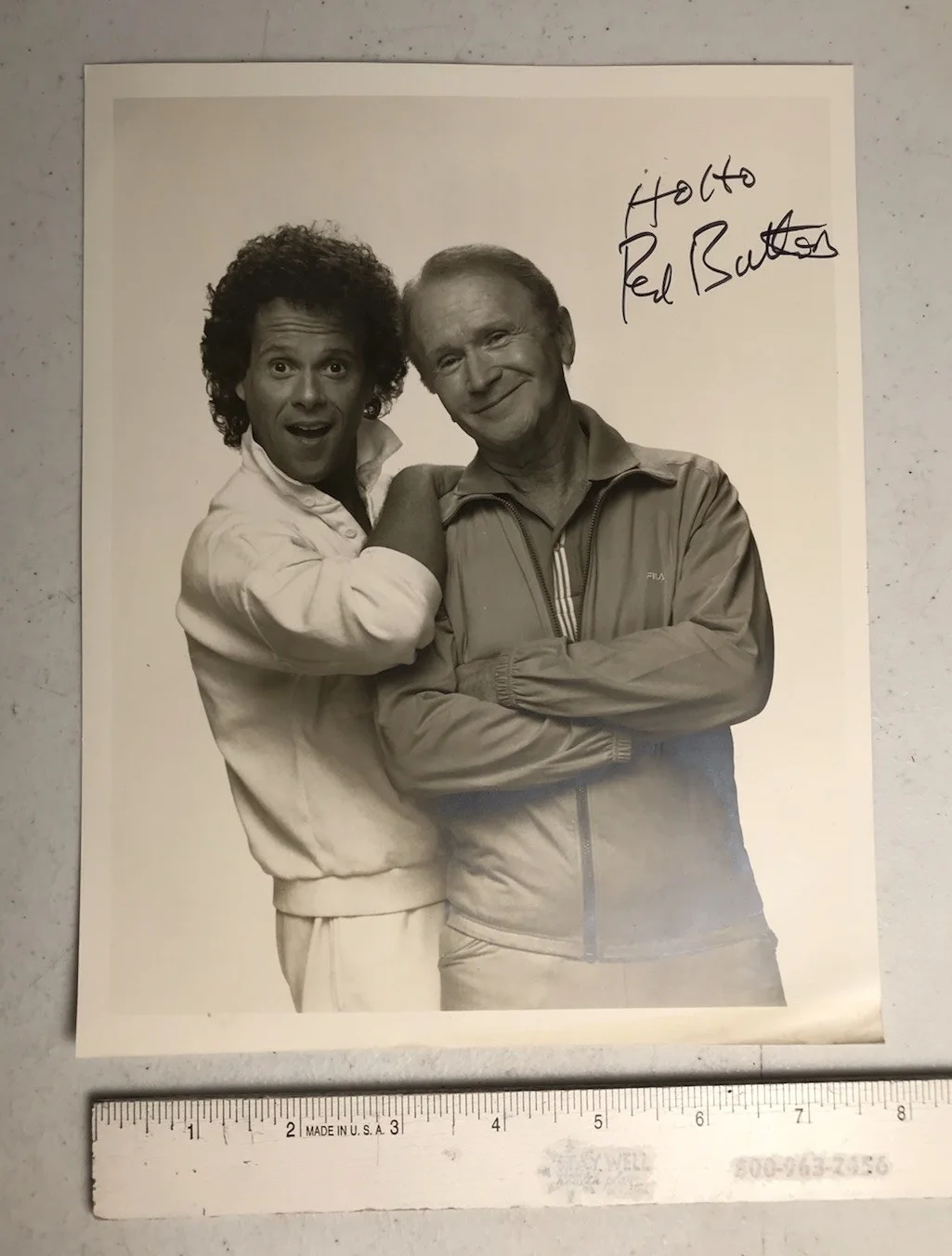 Holto Red Buttons Autographed 8x10” Photograph, image 2