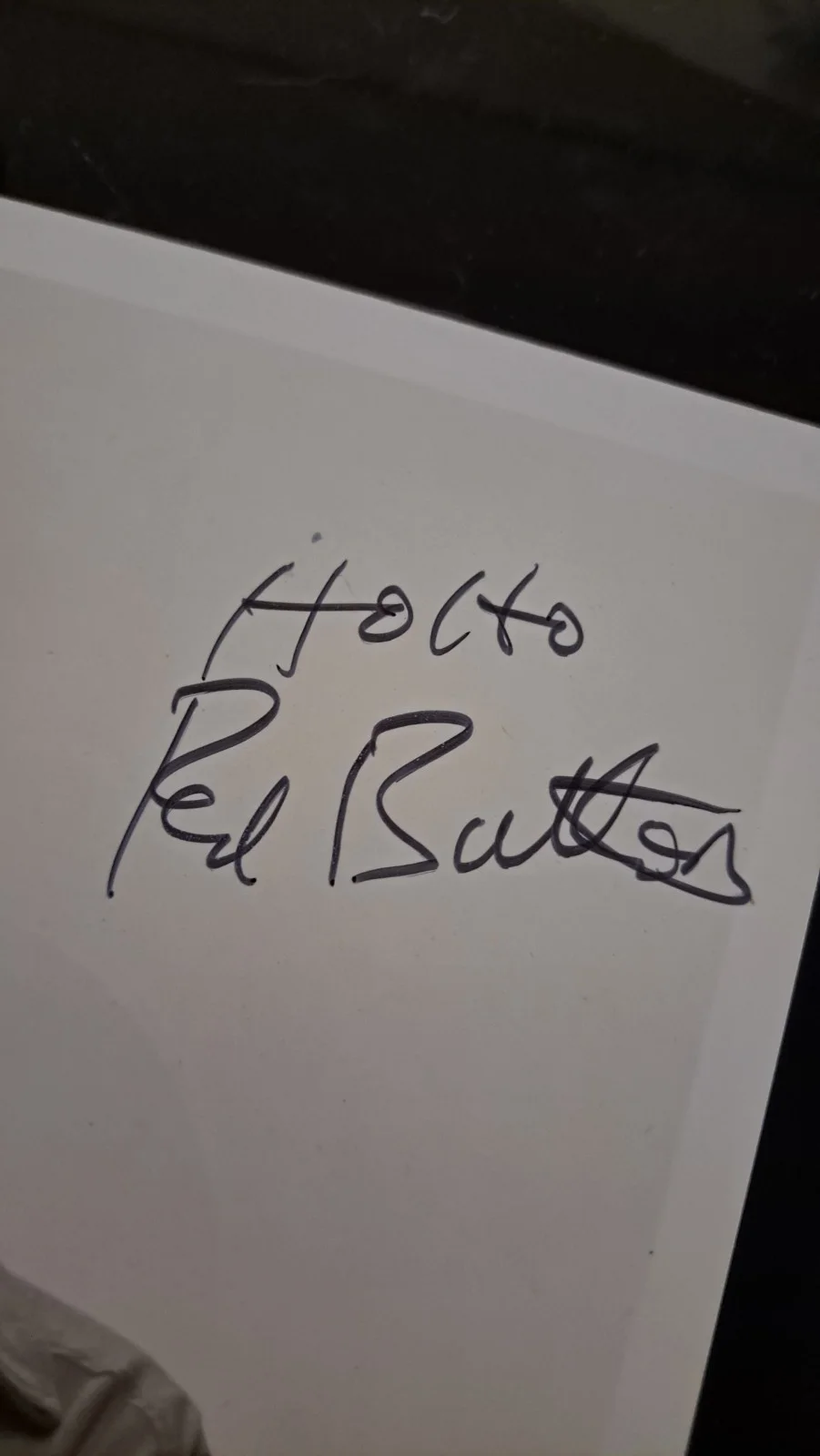 Holto Red Buttons Autographed 8x10” Photograph, image 4