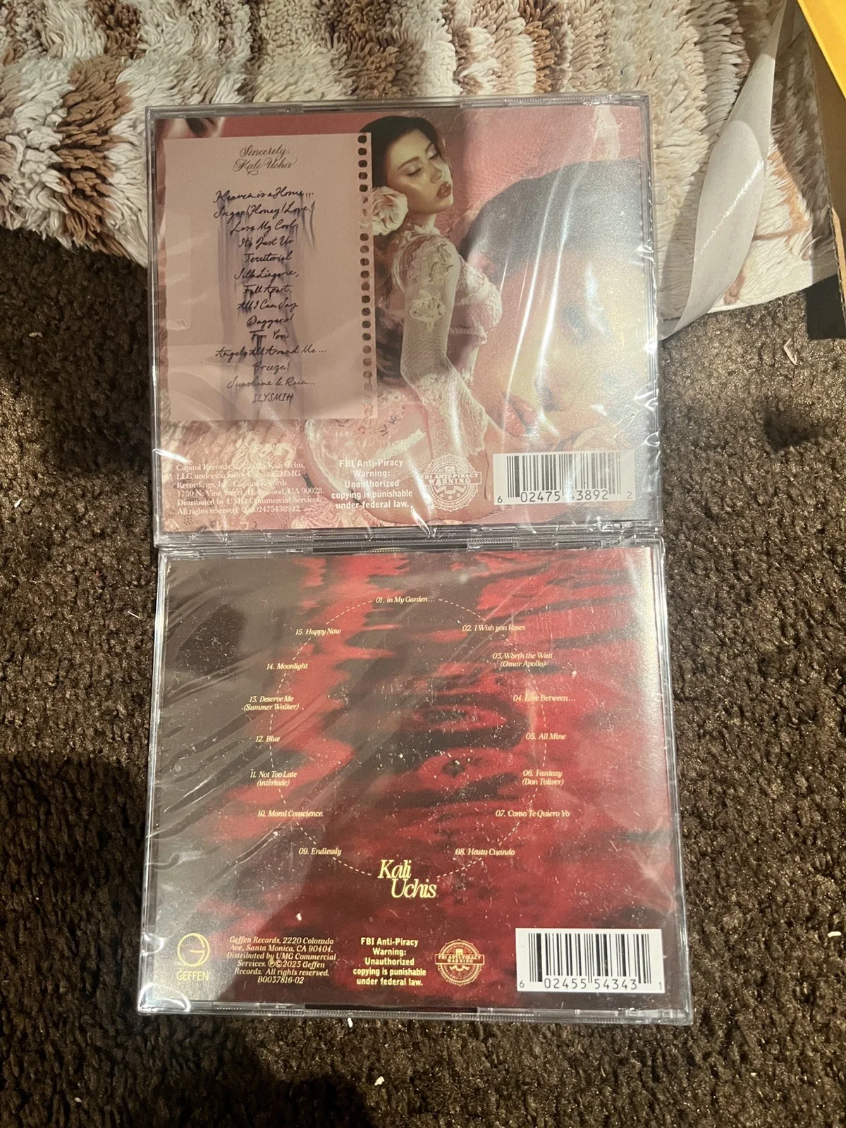 KALI UCHIS Red Moon In Venus and/or Sincerely SIGNED CD taylor swift rosalia, изображение 2