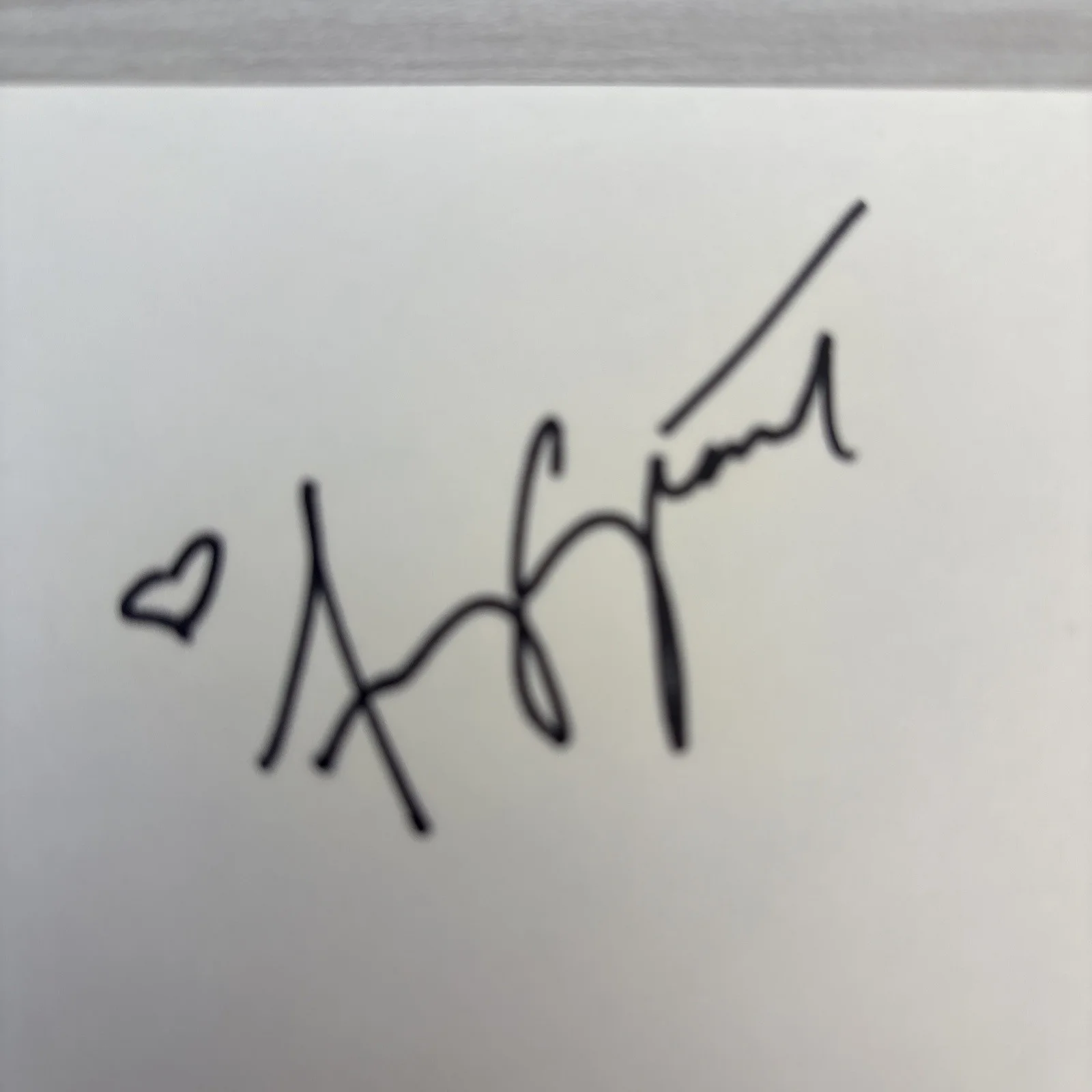 Famed Singer Amy Grant & her autograph, image 2