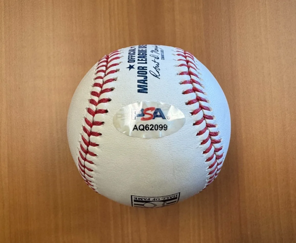 Dave Portnoy Signed Autographed ROMLB HOF Baseball Barstool Sports PSA/DNA COA, image 2