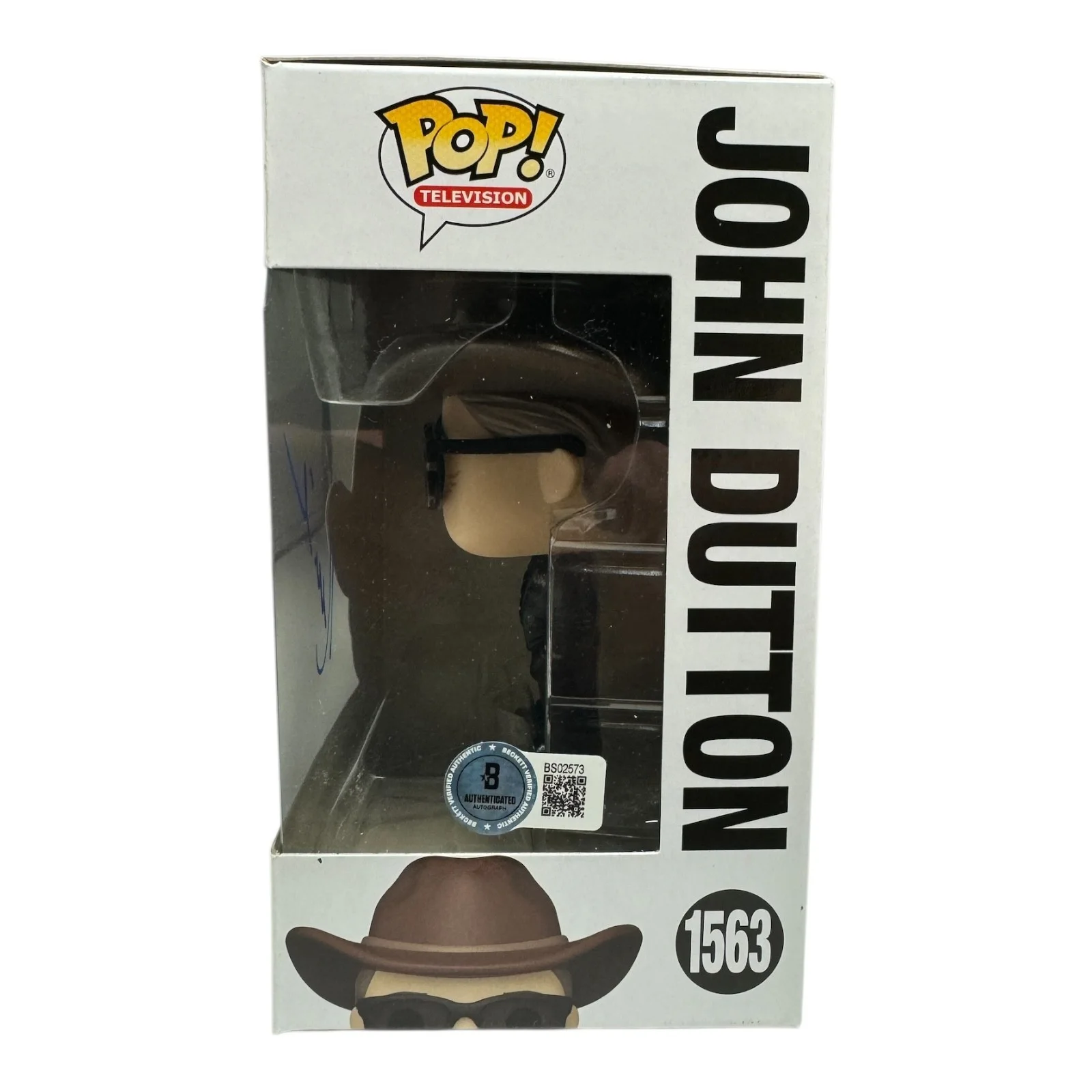 KEVIN COSTNER — KEVIN COSTNER SIGNED AUTOGRAPH YELLOWSTONE FUNKO POP 1563 BECKETT JOHN DUTTON, image 2