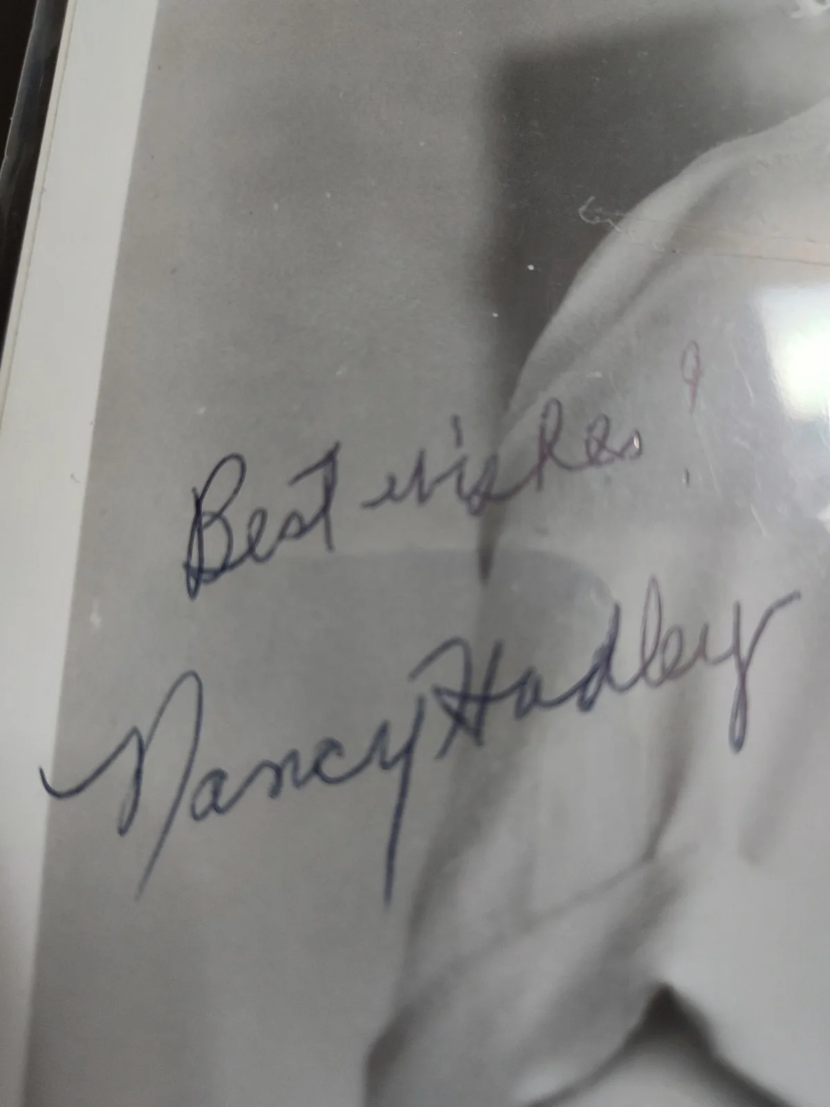 Nancy Hadley — Nancy Hadley Autographed 8x10 Photo, изображение 2