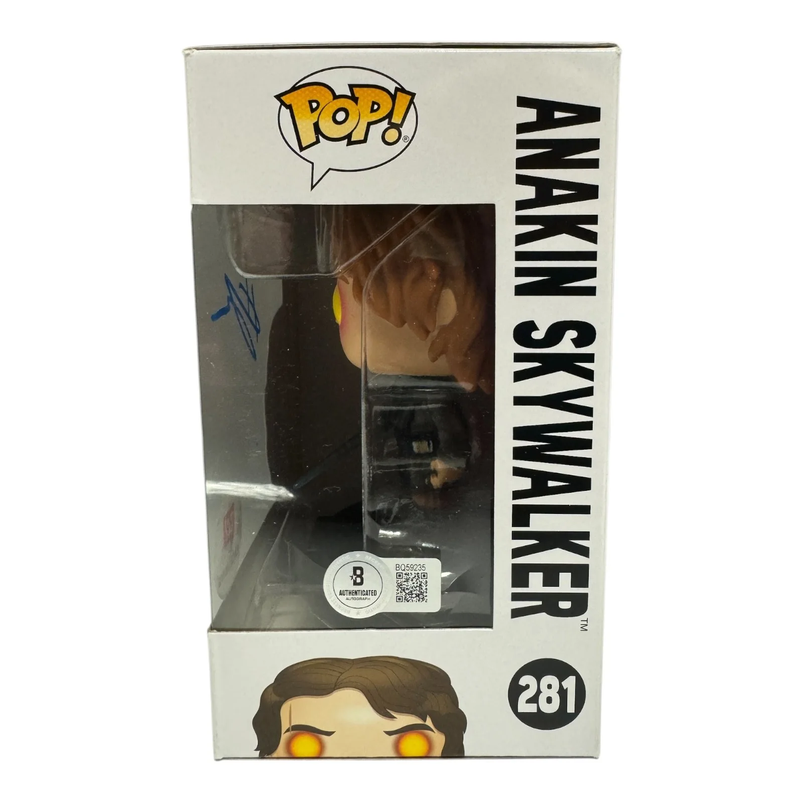 Hayden Christensen — Hayden Christensen Signed Autograph Funko Pop Star Wars 281 Beckett BAS Anakin, image 2