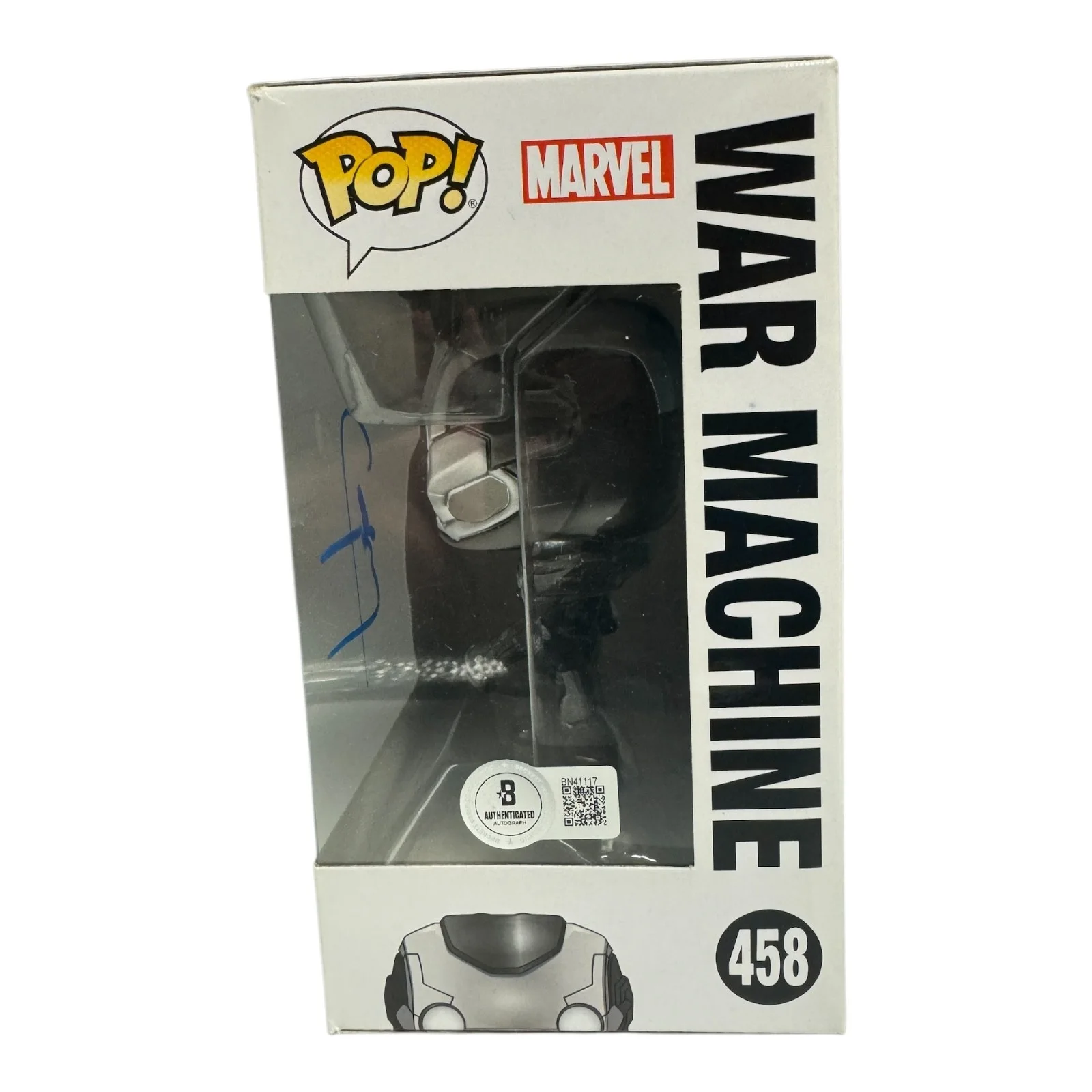Don Cheadle — Don Cheadle Signed Autograph Avengers Funko Pop 1149 Beckett BAS War Machine, изображение 2