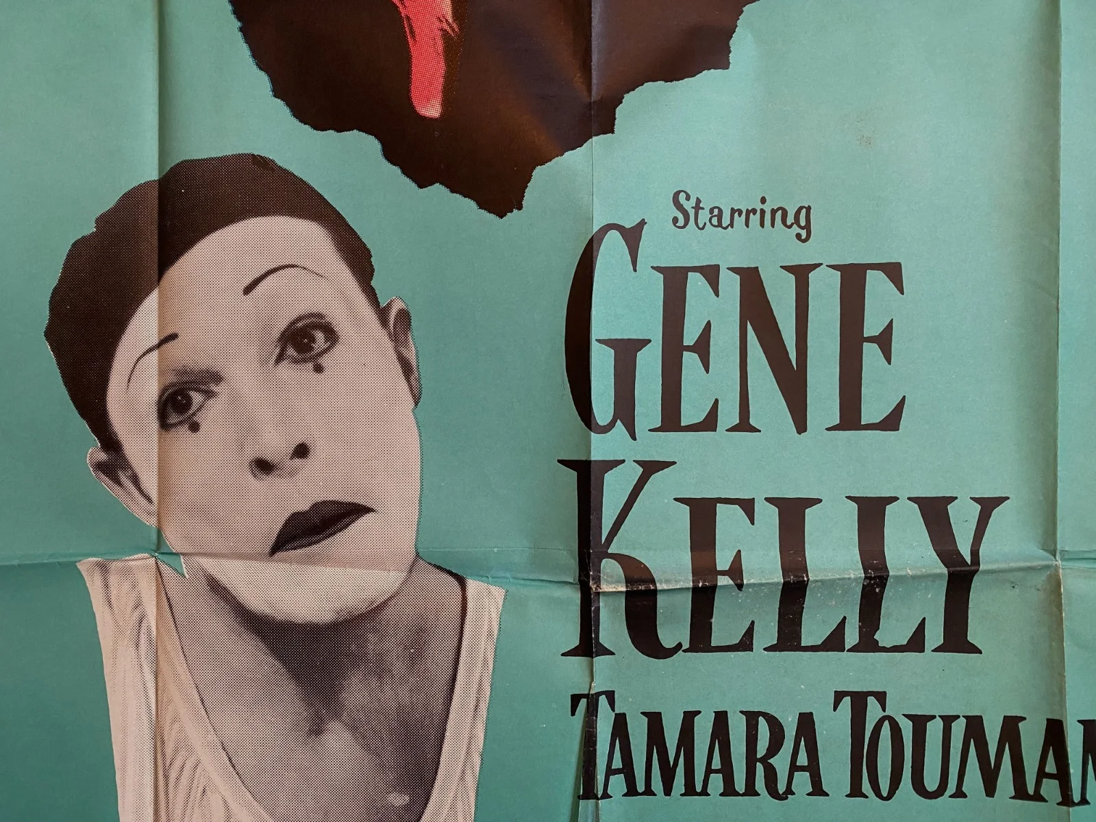 Orig - Invitation to the Dance 1957 Gene Kelly - Part of US 3-Sh Poster - VGood, изображение 2