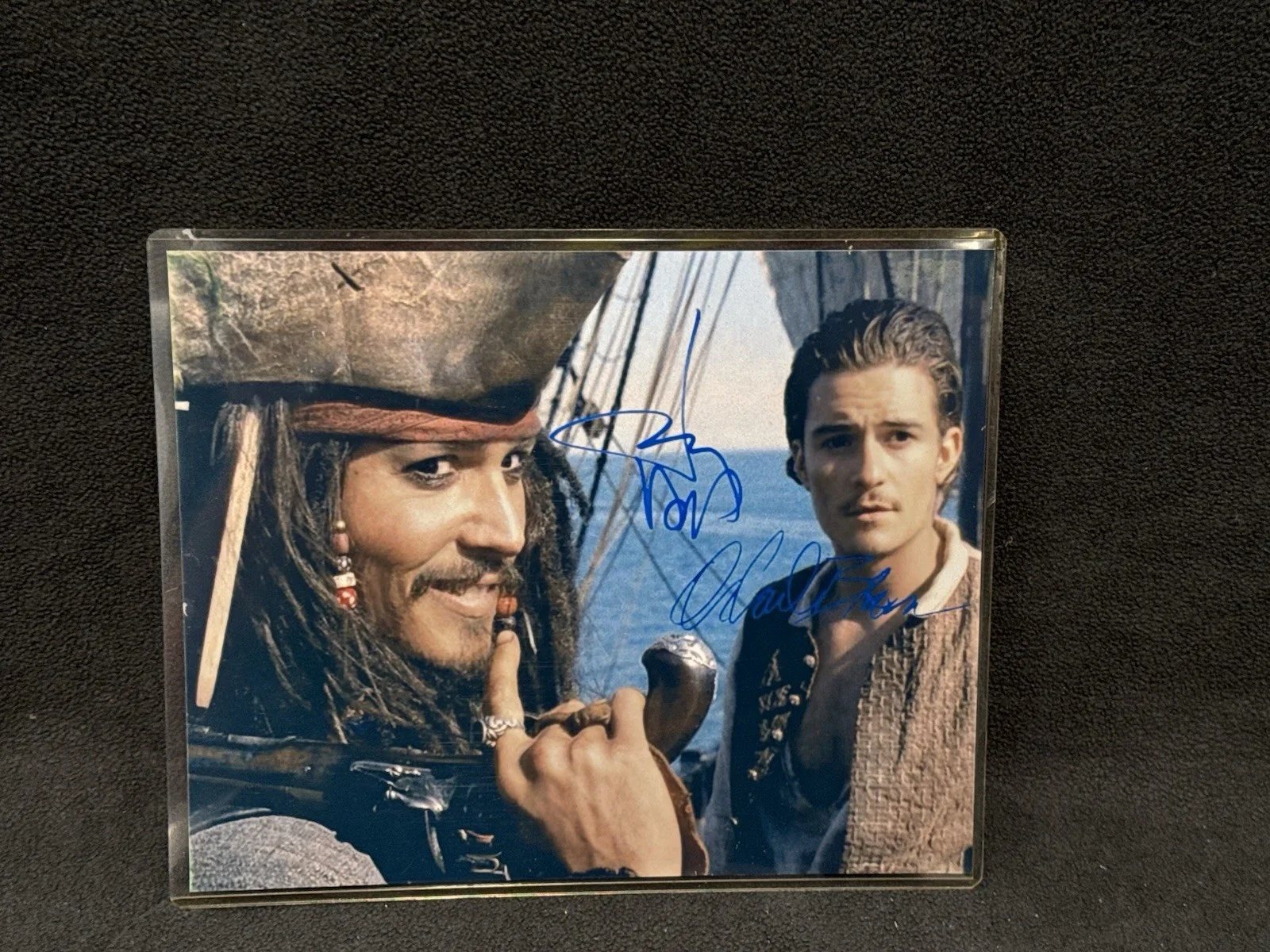 Johnny Depp, Orlando Bloom — Pirates Of The Caribbean Johnny Depp & Orlando Bloom Autographs