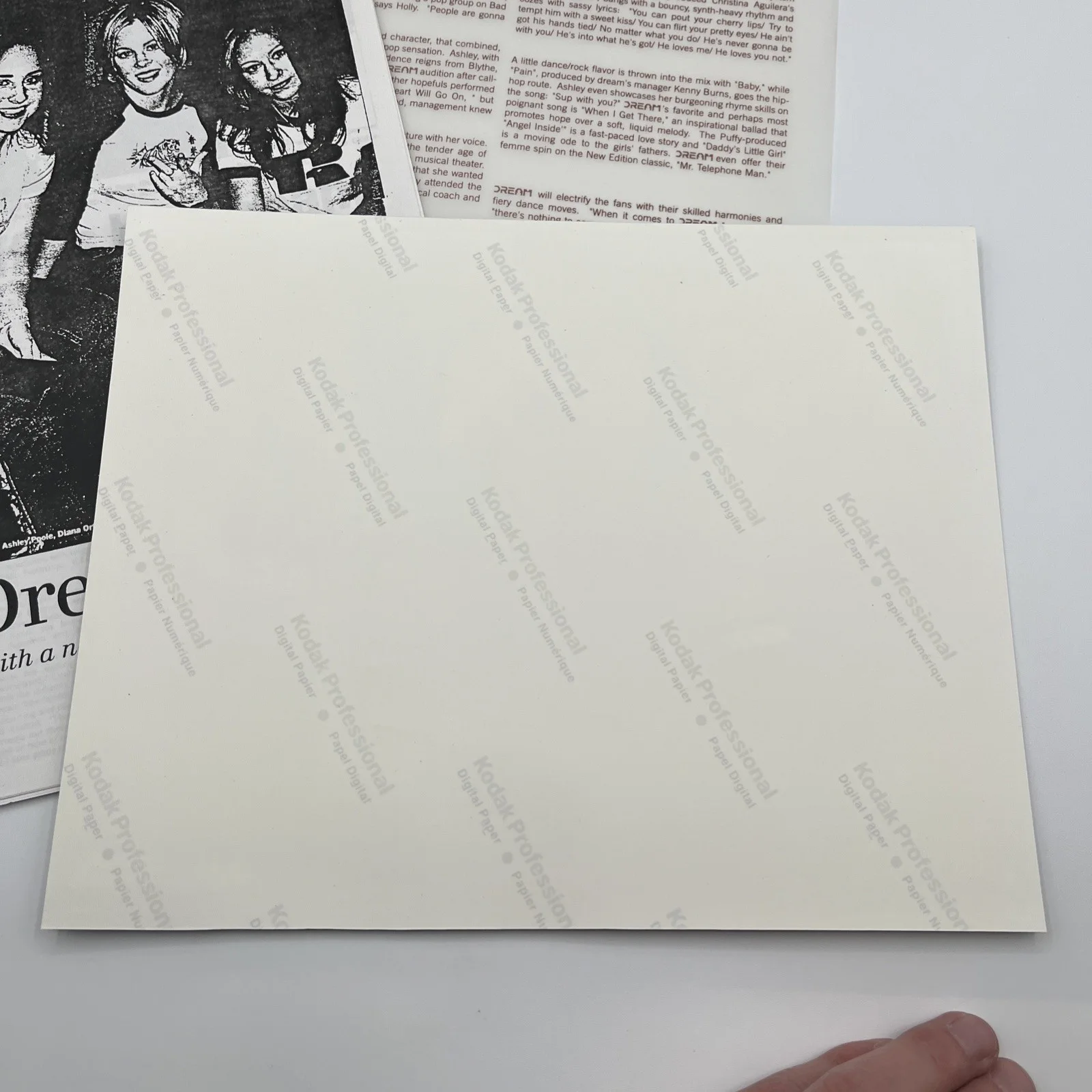 Dream Y2k Pop 8x10 Promo Photo Folder Press Kit 2000 Bad Boy Puff Daddy, изображение 3