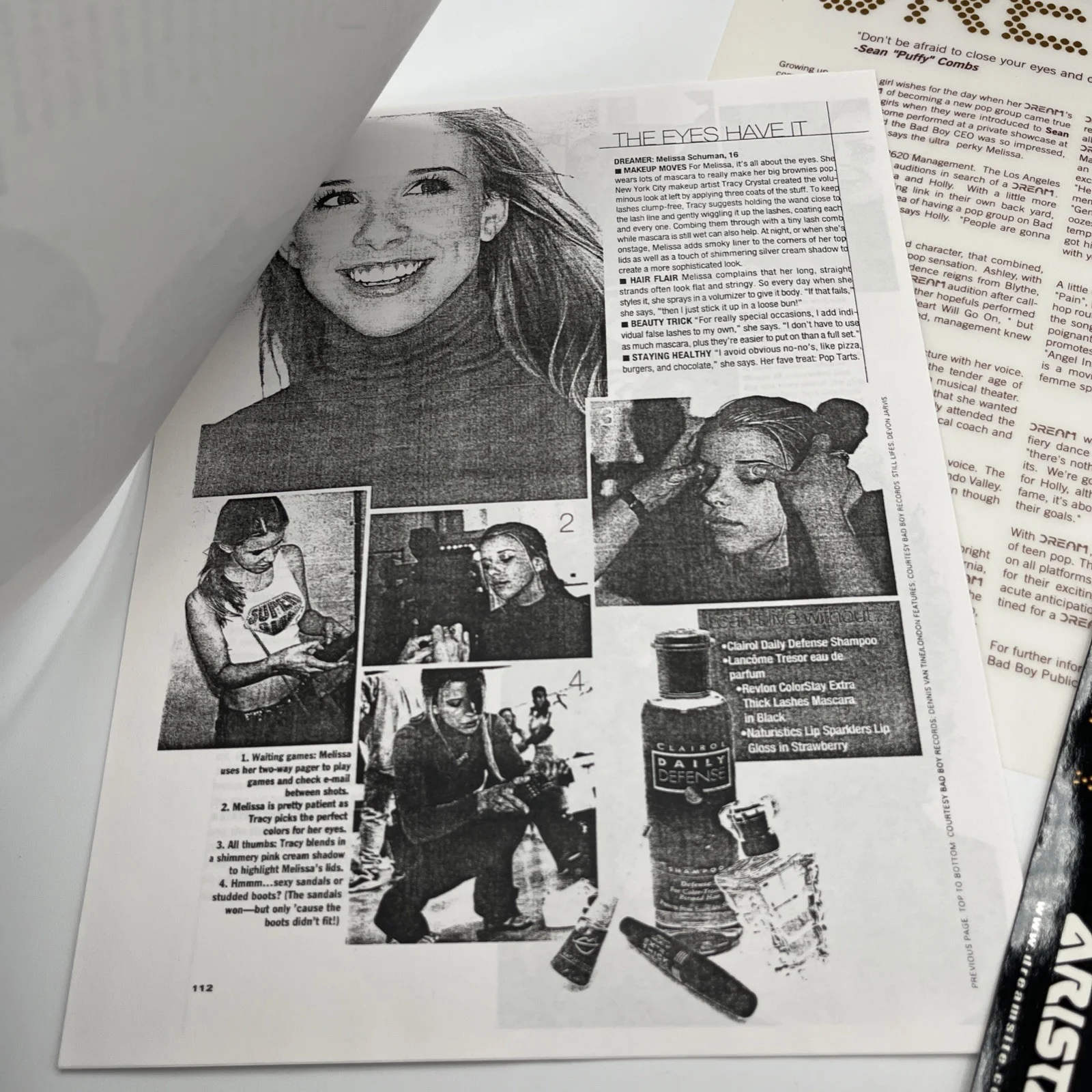 Dream Y2k Pop 8x10 Promo Photo Folder Press Kit 2000 Bad Boy Puff Daddy, изображение 5