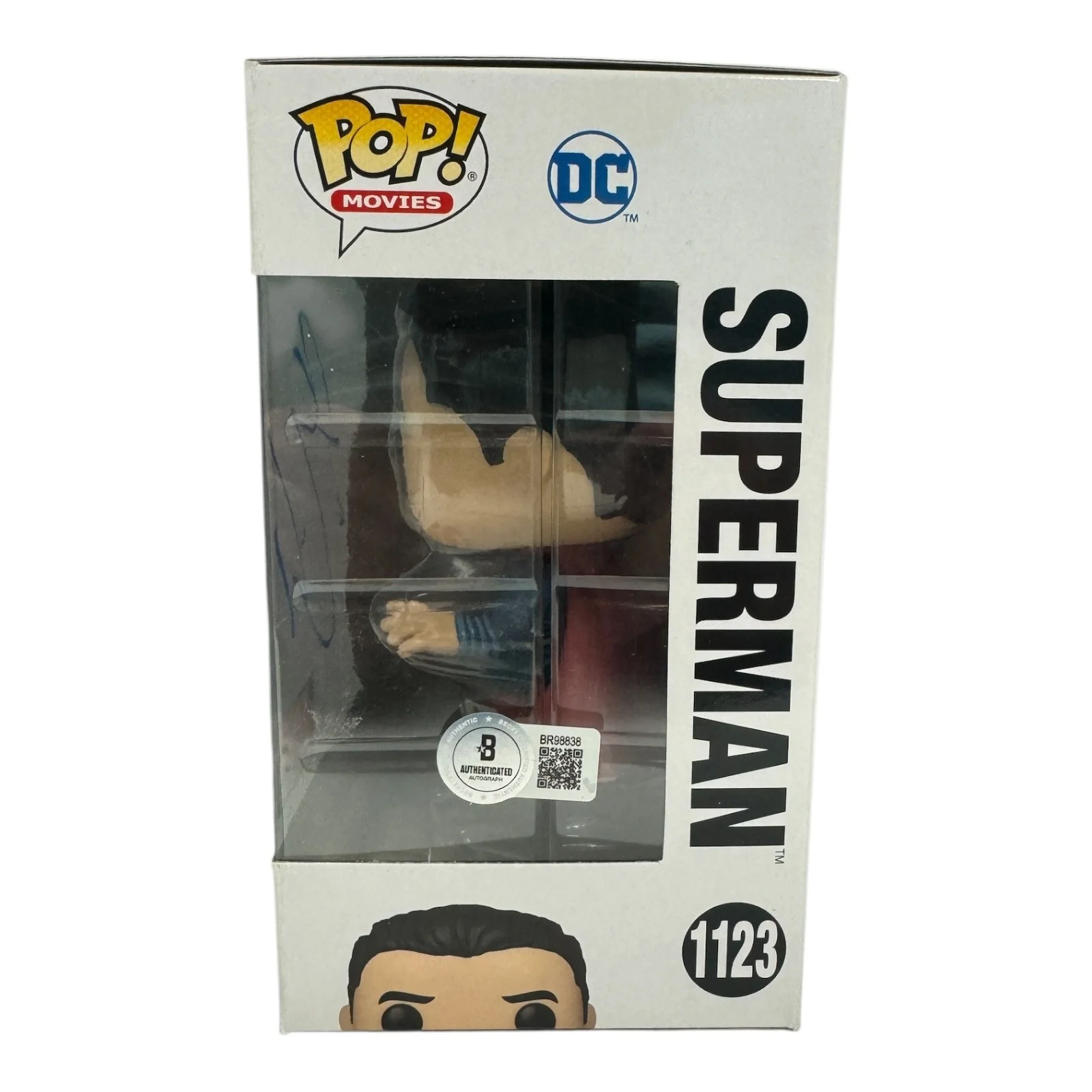Henry Cavill — Henry Cavill Signed Autograph Justice League Funko Pop 1123 Beckett BAS Superman, image 2