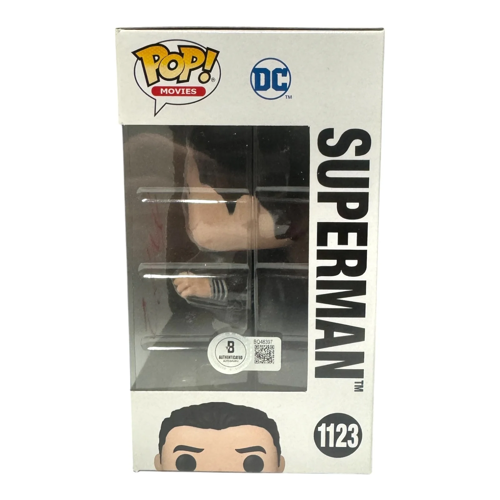 Henry Cavill — Henry Cavill Signed Autograph Justice League Funko Pop 1123 Beckett BAS Superman, image 2