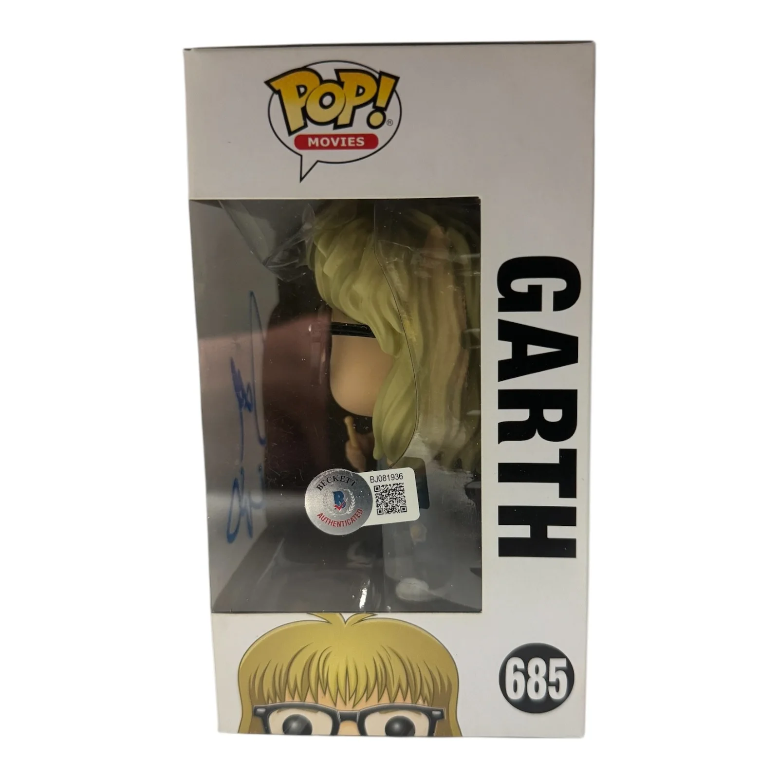 Dana Carvey — Dana Carvey Signed Autograph Wayne's World Funko Pop 685 Beckett BAS Garth, image 2