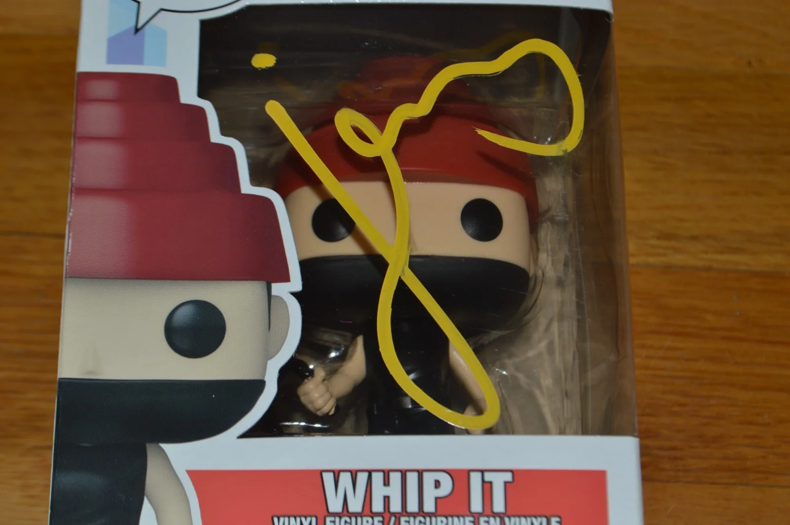 DEVO~ Gerald Casale Autographed "Whip It" Funko Pop Figure #216 Beckett Hologram, image 2