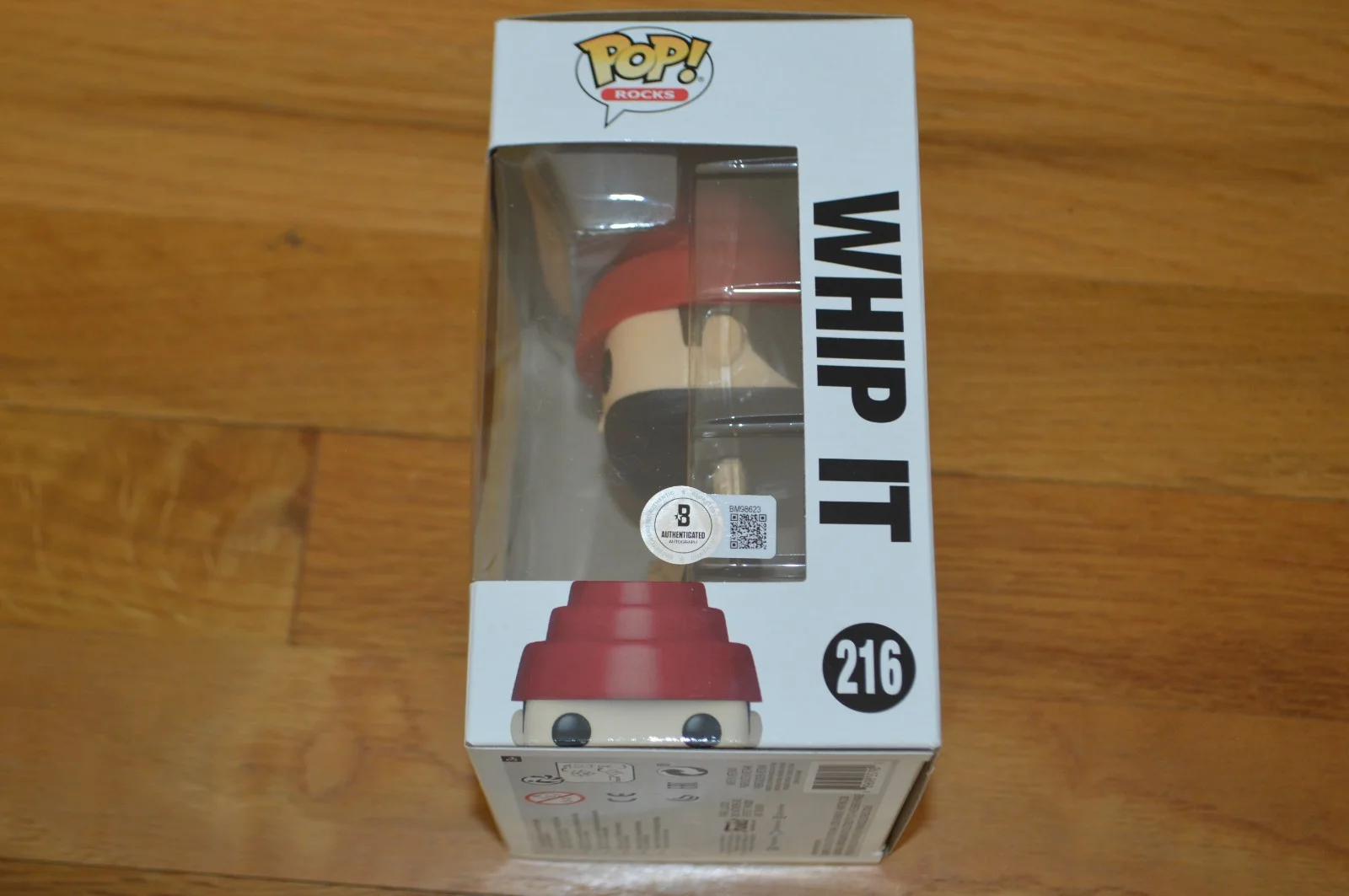DEVO~ Gerald Casale Autographed "Whip It" Funko Pop Figure #216 Beckett Hologram, image 3