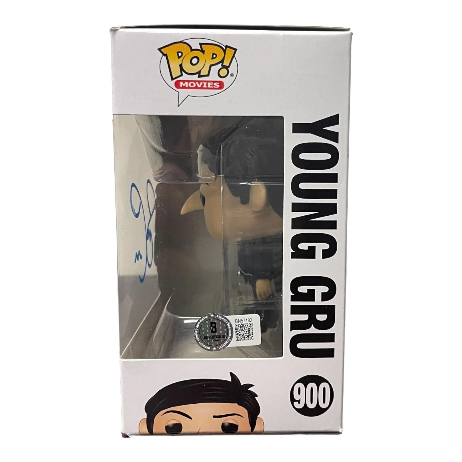 STEVE CARELL — Steve Carell Signed Autograph Minions Funko Pop 900 Beckett BAS Young Gru, изображение 2