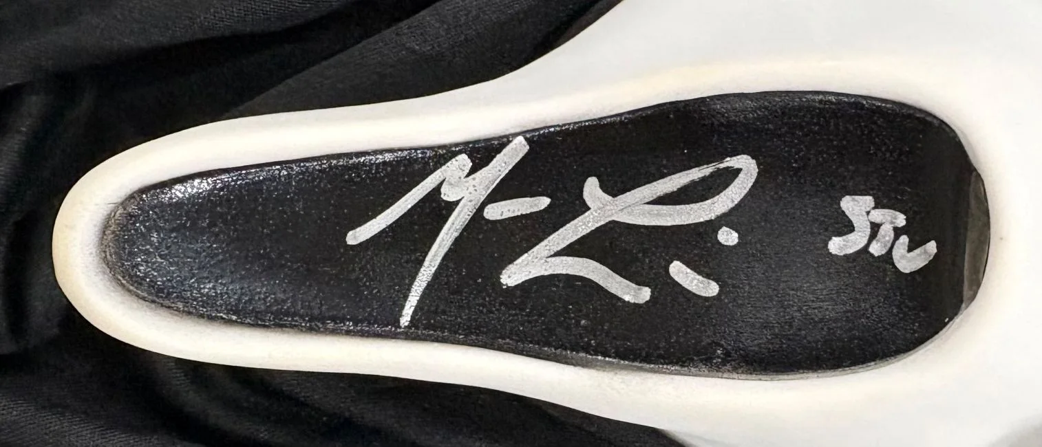 Matthew Lillard — Matthew Lillard Signed Scream Ghostface Mask Stu Inscribed JSA QR, image 2