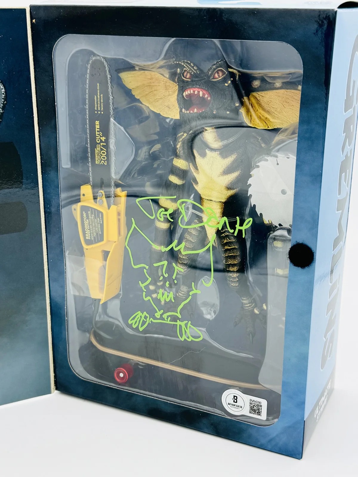 Joe Dante — Joe Dante Signed Gremlins Ultimate Stripe NECA Figure w/Sketch Autograph BAS J0, image 2