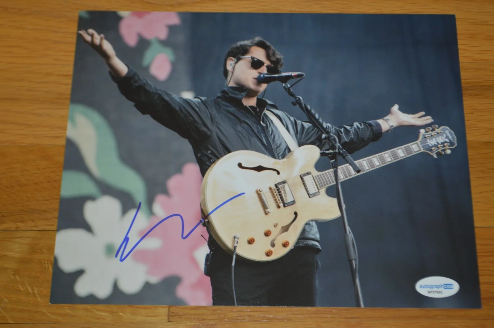 Vampire Weekend Ezra Koenig Autographed 8x10 Color Photo with AUTOGRAPH COA, image 2