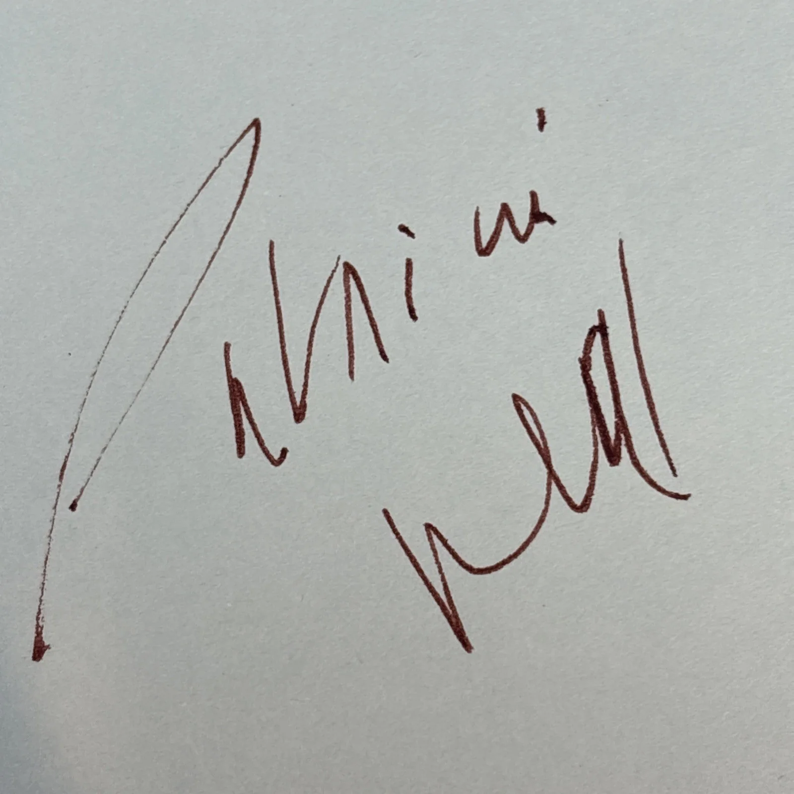 Patricia Neal — Patricia Neal Actress Signed 3x5 Index Card, изображение 2