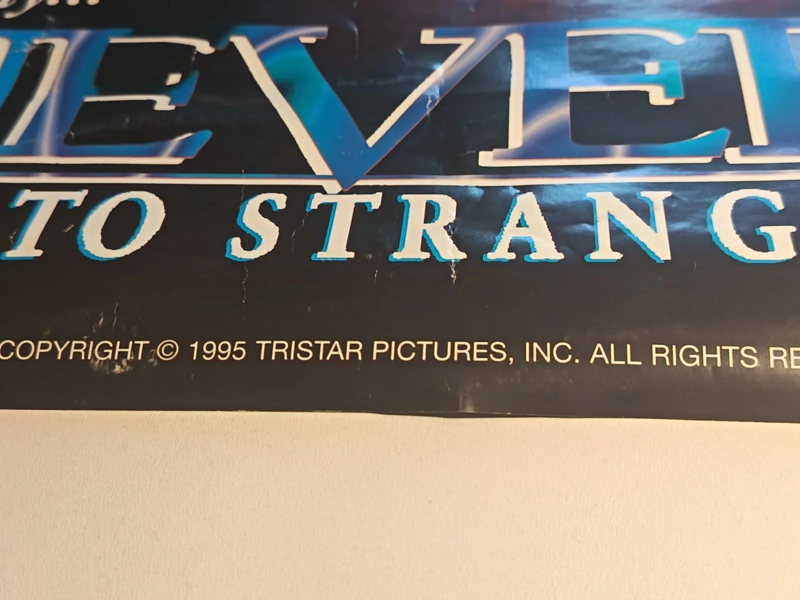 Never Talk To Strangers Theatrical Double Sided Movie Poster 1995, image 3