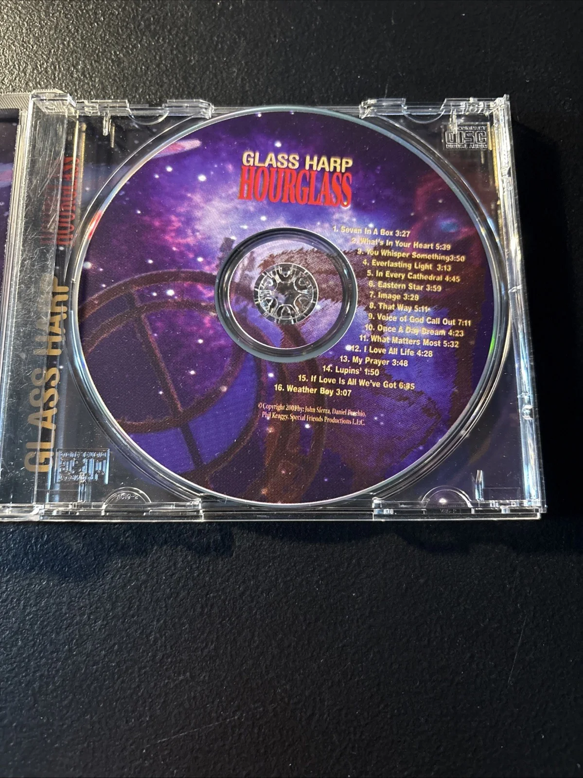 GLASS HARP Hourglass CD SIGNED Autographed PHIL KEAGGY Daniel Pecchio Sferra, image 3