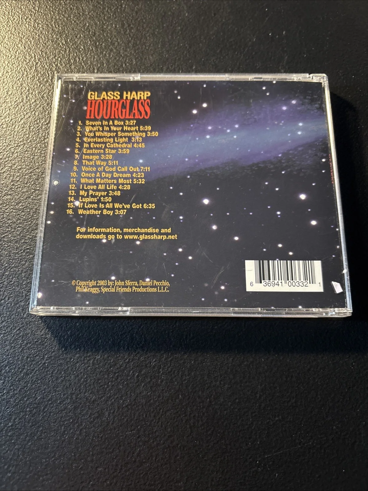 GLASS HARP Hourglass CD SIGNED Autographed PHIL KEAGGY Daniel Pecchio Sferra, image 5