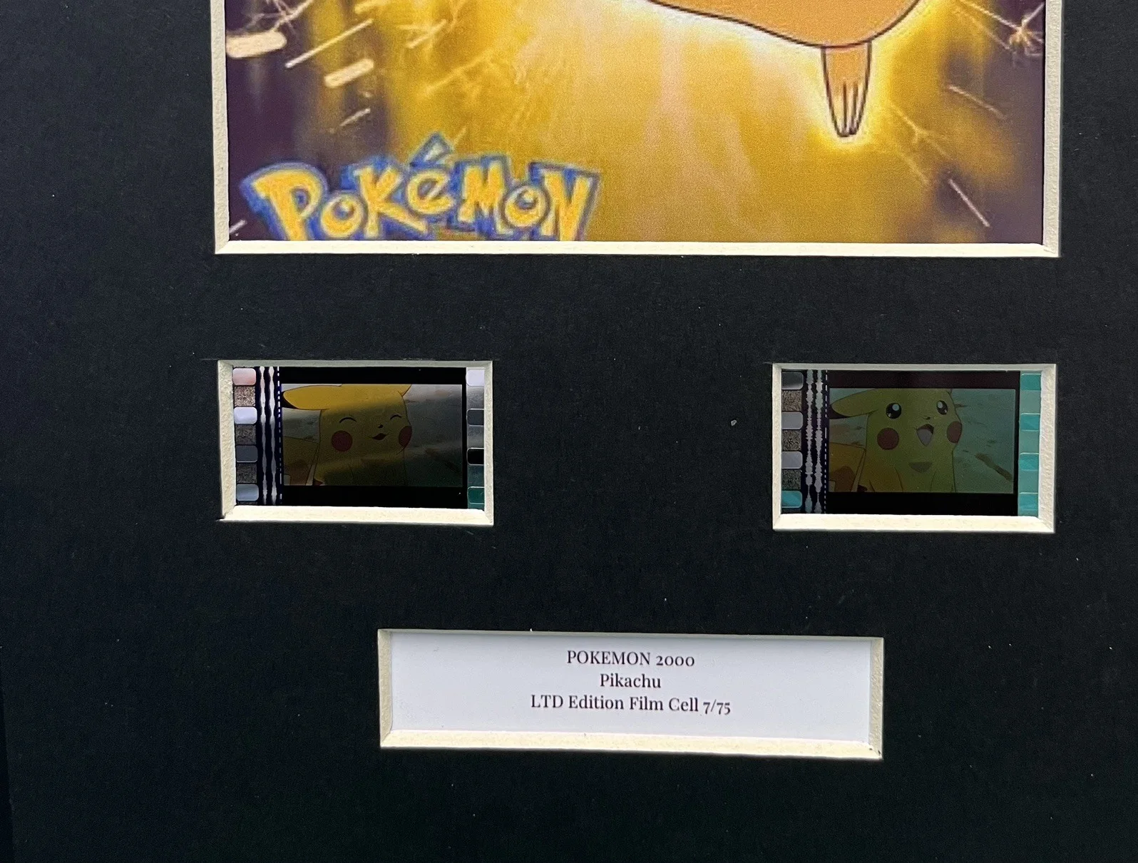 Pokémon Pikachu. 35mm Film Cell Mounted Display, image 3