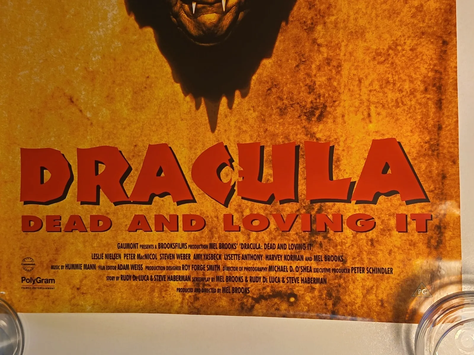 Dracula Dead & Loving It Original UK Movie Poster, image 3