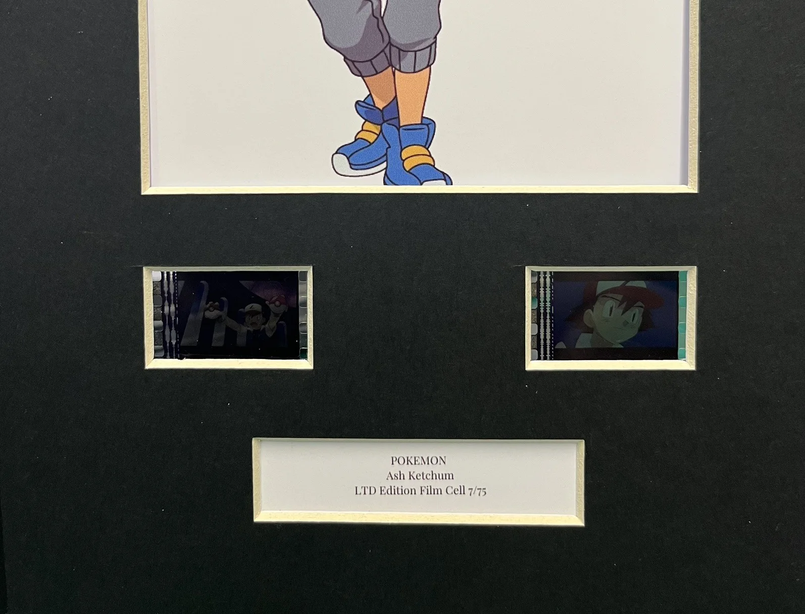 Pokémon Ash Ketchum. 35mm Film Cell Mounted Display, image 3