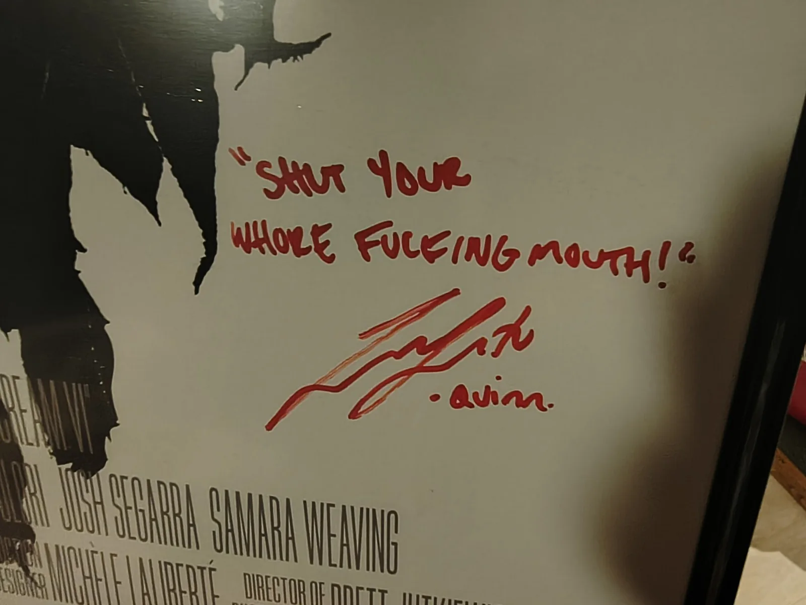 melissa barrera — Melissa Barrera signed Tony Revolori Poster 27x40 DS GHOSTFACE SCREAM 6 VI, image 5