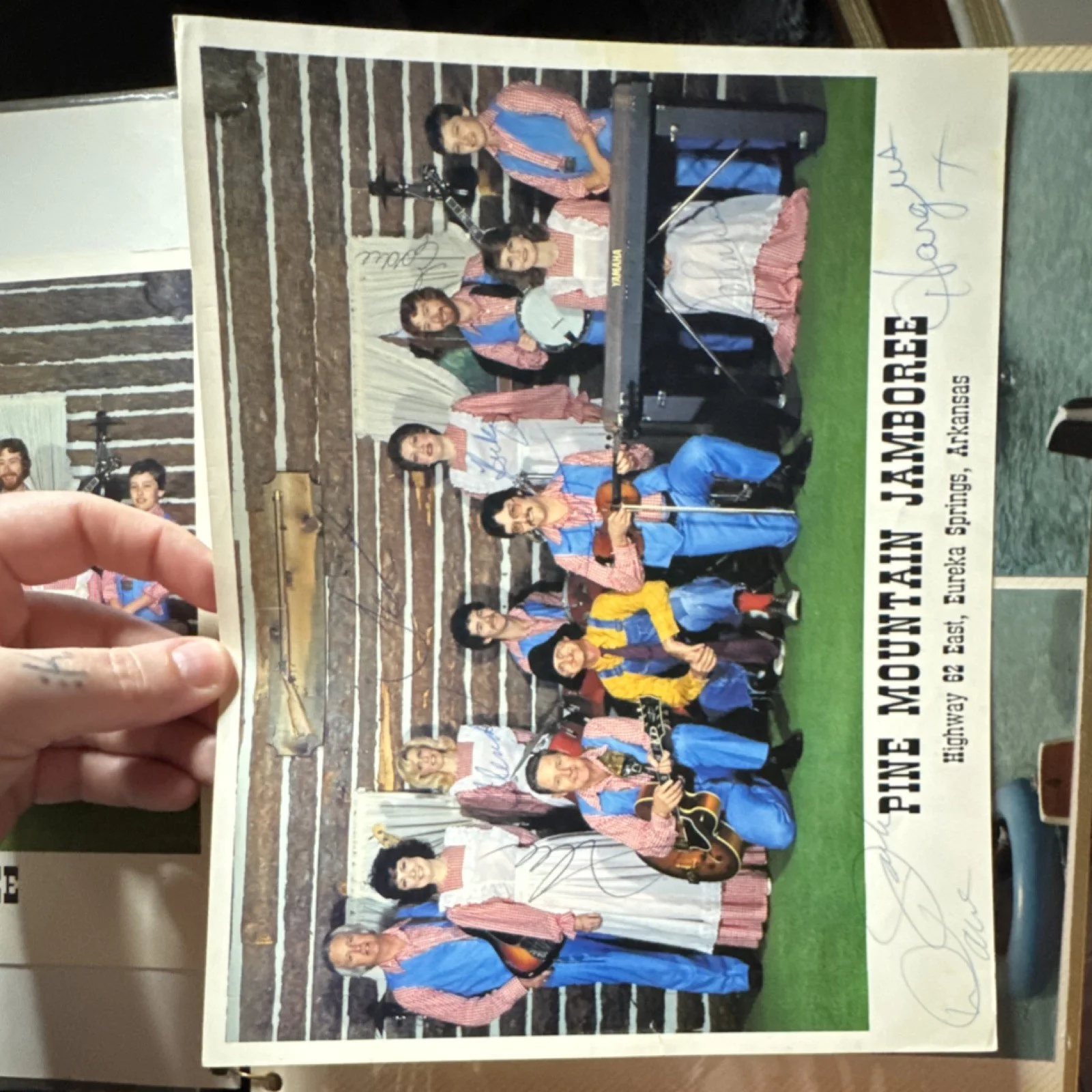Pine Mountain Jamboree Autographed Photo Country Music Eureka Springs Arkansas, изображение 3