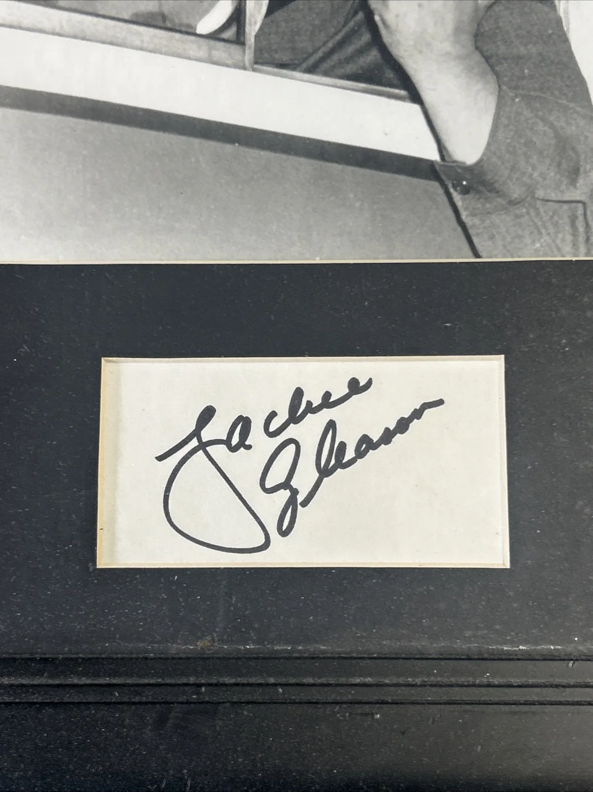 Jackie Gleason signed Card Honeymooners Auto, image 2